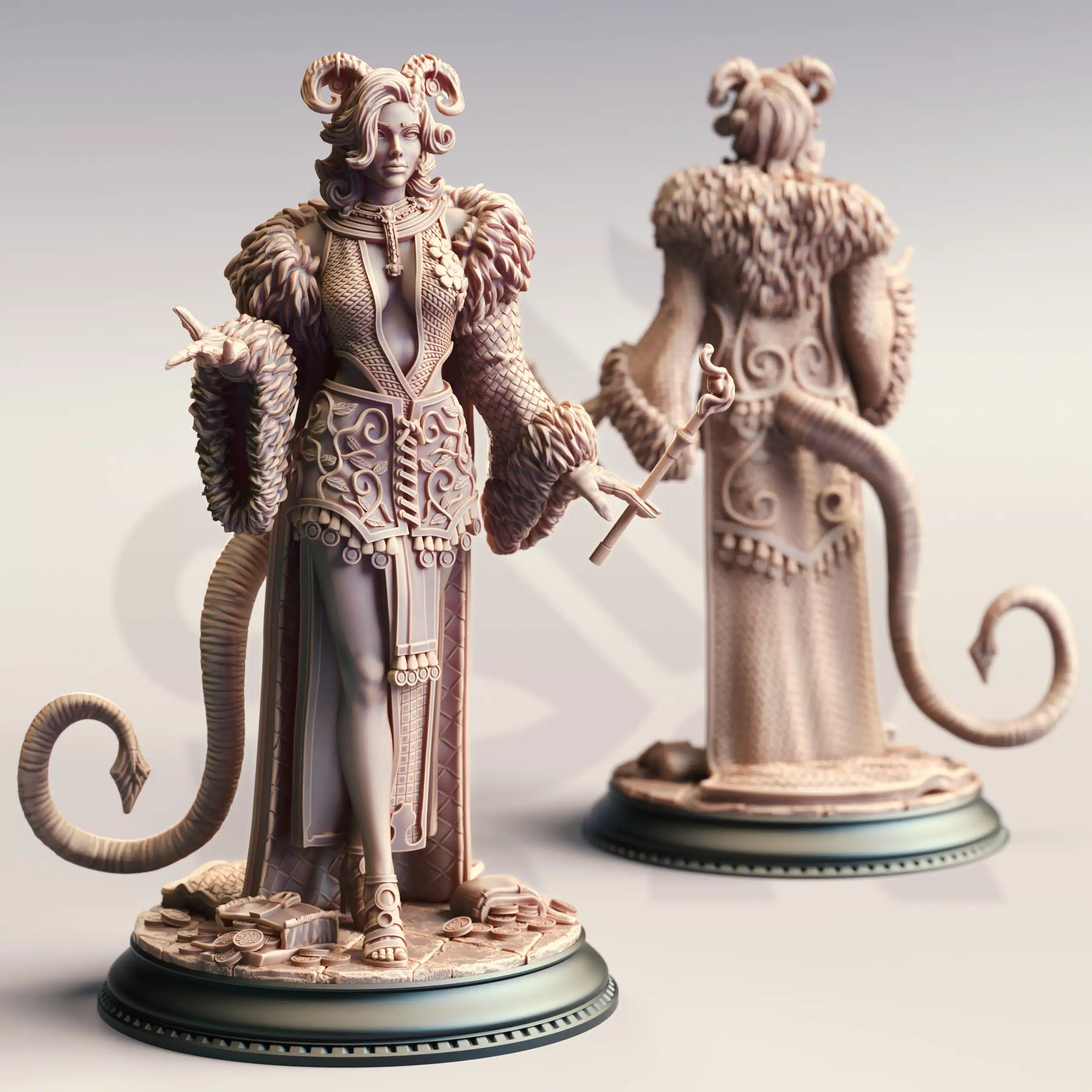 The Baldurian Inquisition March 2025 Release | Paintable 3D Resin Printed Miniature by DM Stash