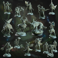 The Fey Court May 2025 Release | Paintable 3D Resin Printed Miniature by DM Stash