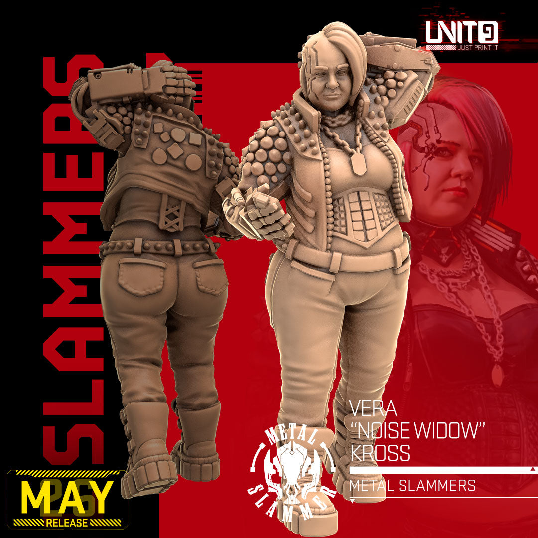 Metal Slammers Gang May 2026 Release | Paintable 3D Resin Printed Scifi Miniature by Unit9