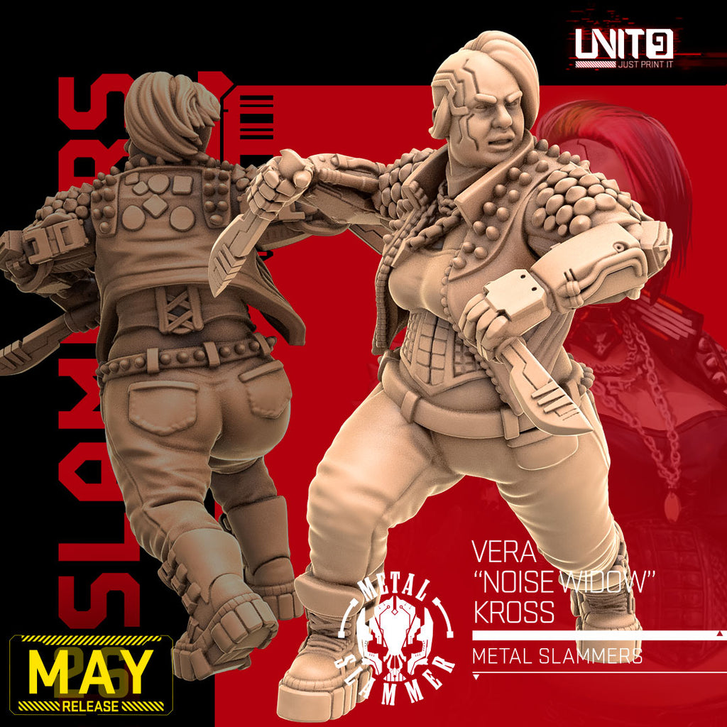 Metal Slammers Gang May 2026 Release | Paintable 3D Resin Printed Scifi Miniature by Unit9