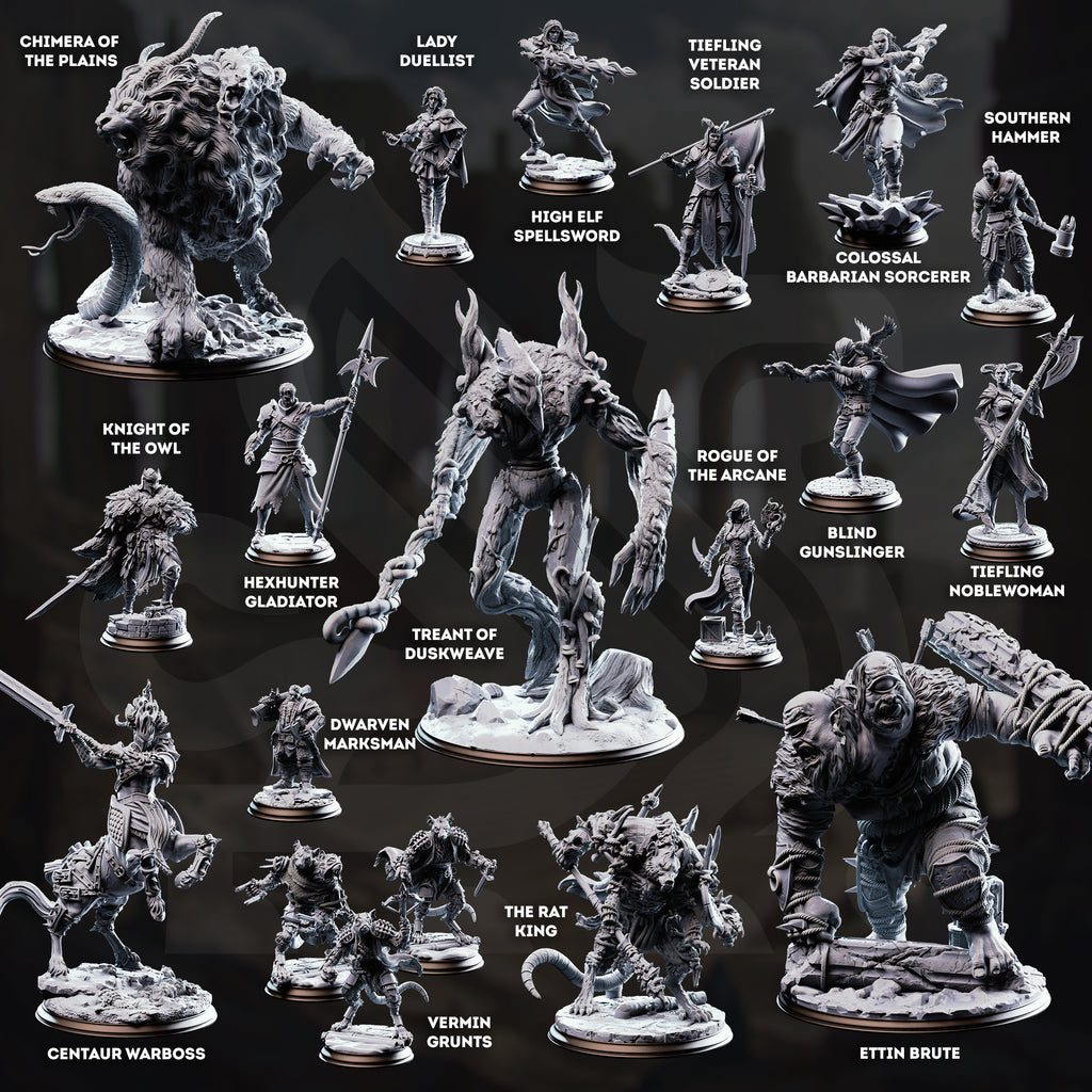 Welcome to the Arena May 2026 Release | Paintable 3D Resin Printed Miniature by DM Stash