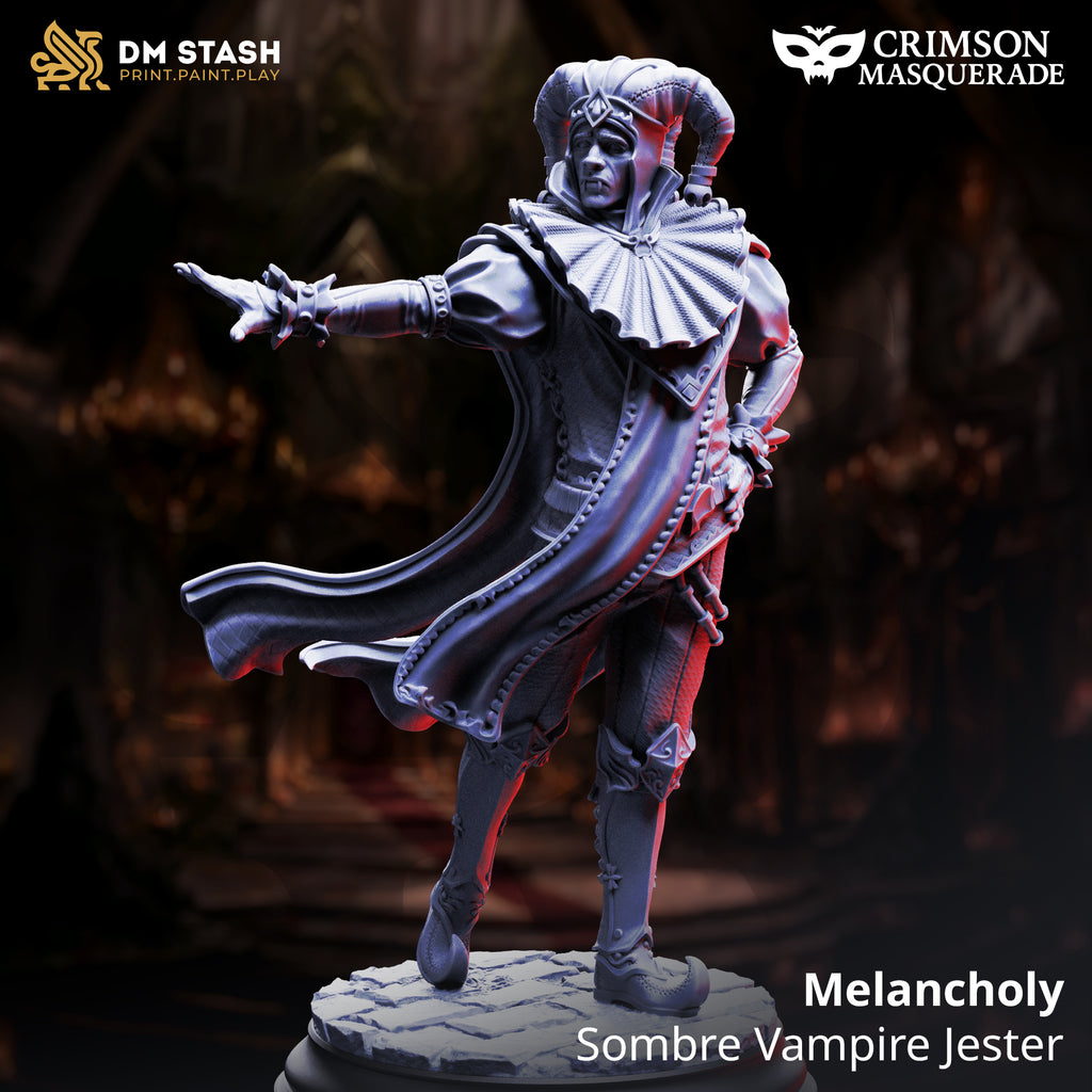 Crimson Masquerade September 2025 Release | Paintable 3D Resin Printed Miniature by DM Stash