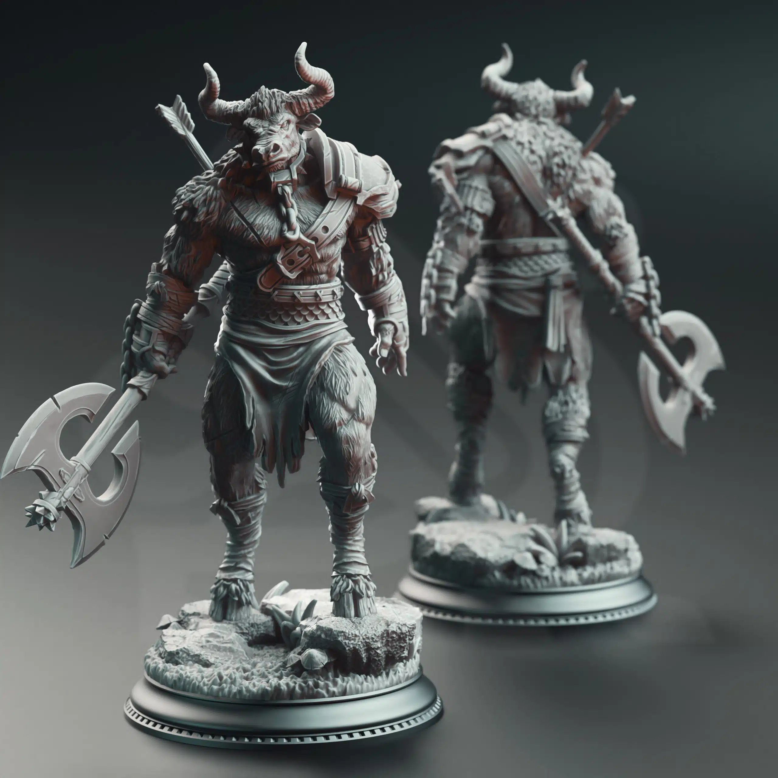 A Grim Siege April 2025 Release | Paintable 3D Resin Printed Miniature by DM Stash