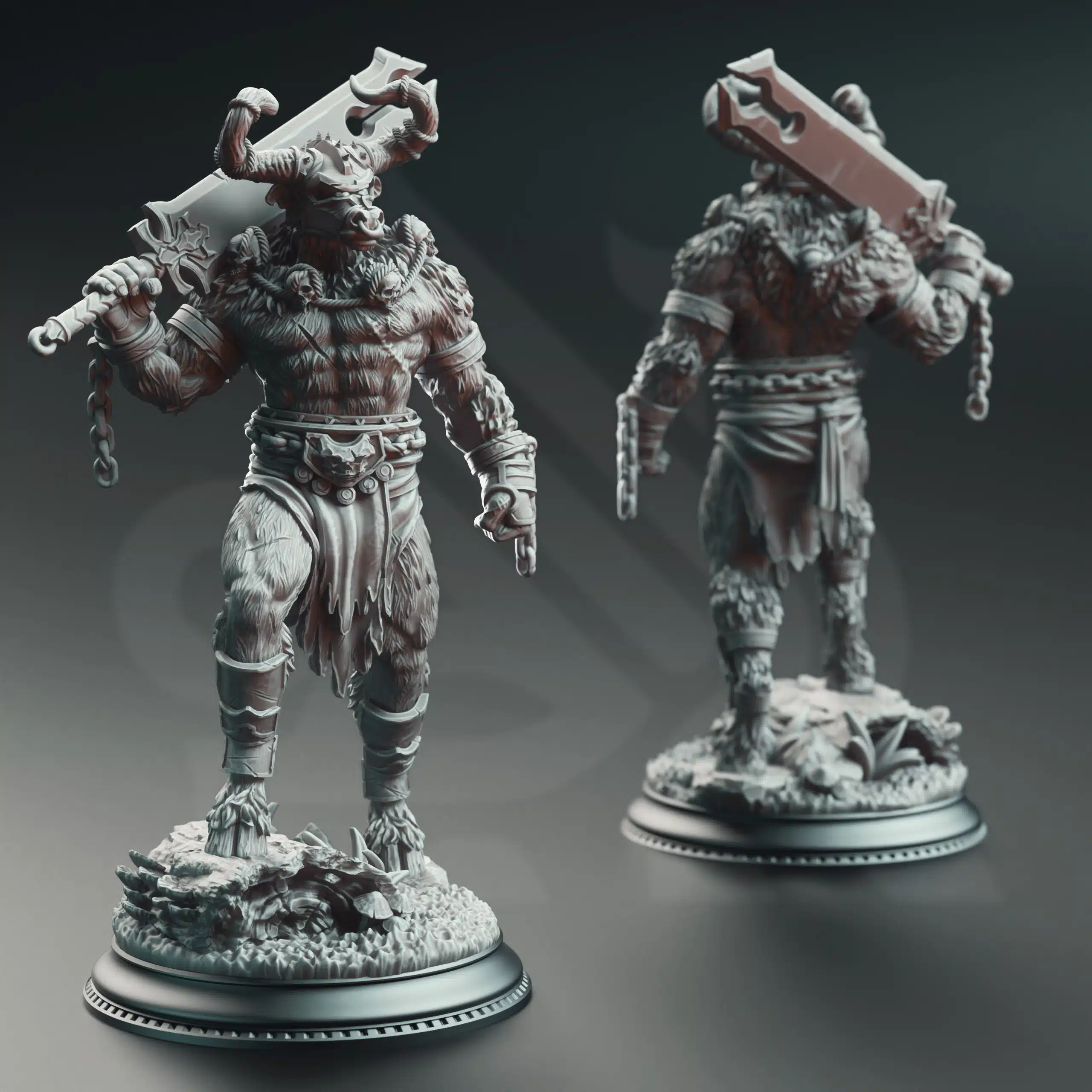 A Grim Siege April 2025 Release | Paintable 3D Resin Printed Miniature by DM Stash