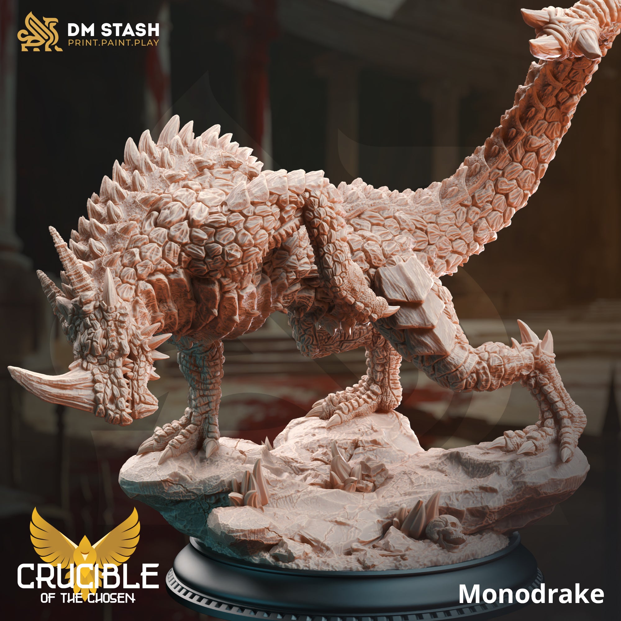 Crucible of the Chosen April 2024 Release | Paintable 3D Resin Printed Miniature by DM Stash