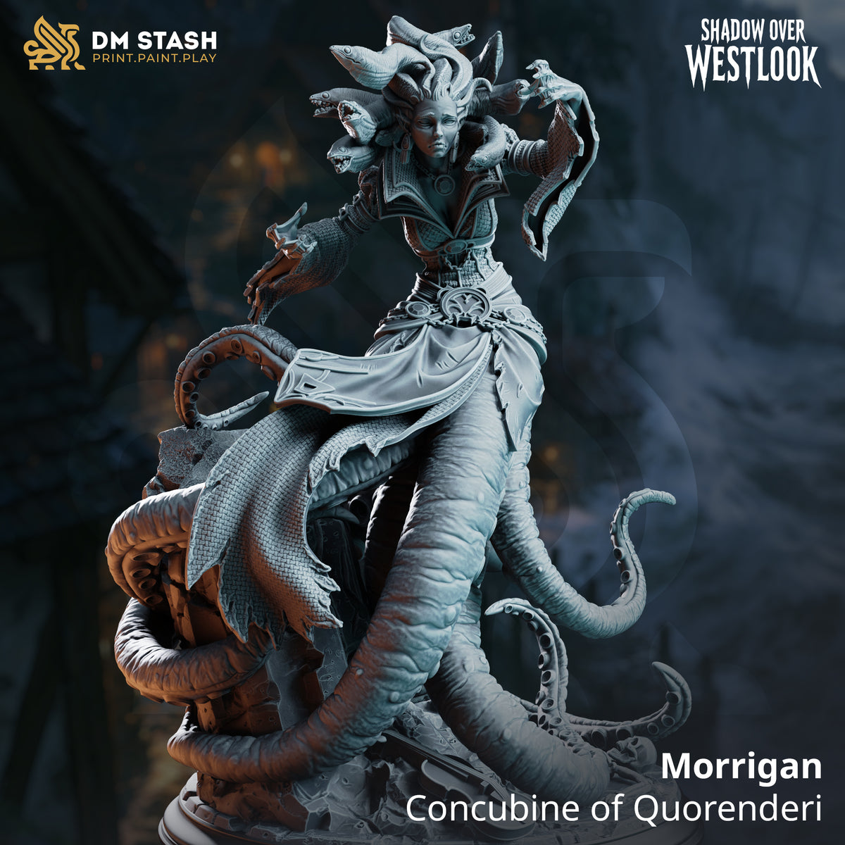 Shadow Over Westlook October 2026 Release | Paintable 3D Resin Printed Miniature by DM Stash