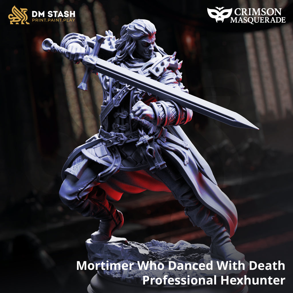 Crimson Masquerade September 2025 Release | Paintable 3D Resin Printed Miniature by DM Stash