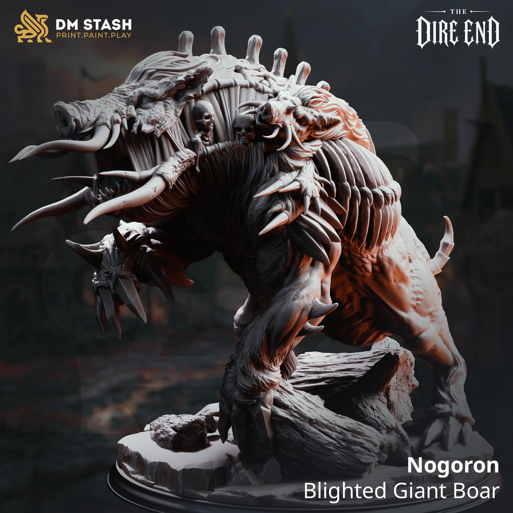 The Dire End July 2026 Release | Paintable 3D Resin Printed Miniatures by DM Stash