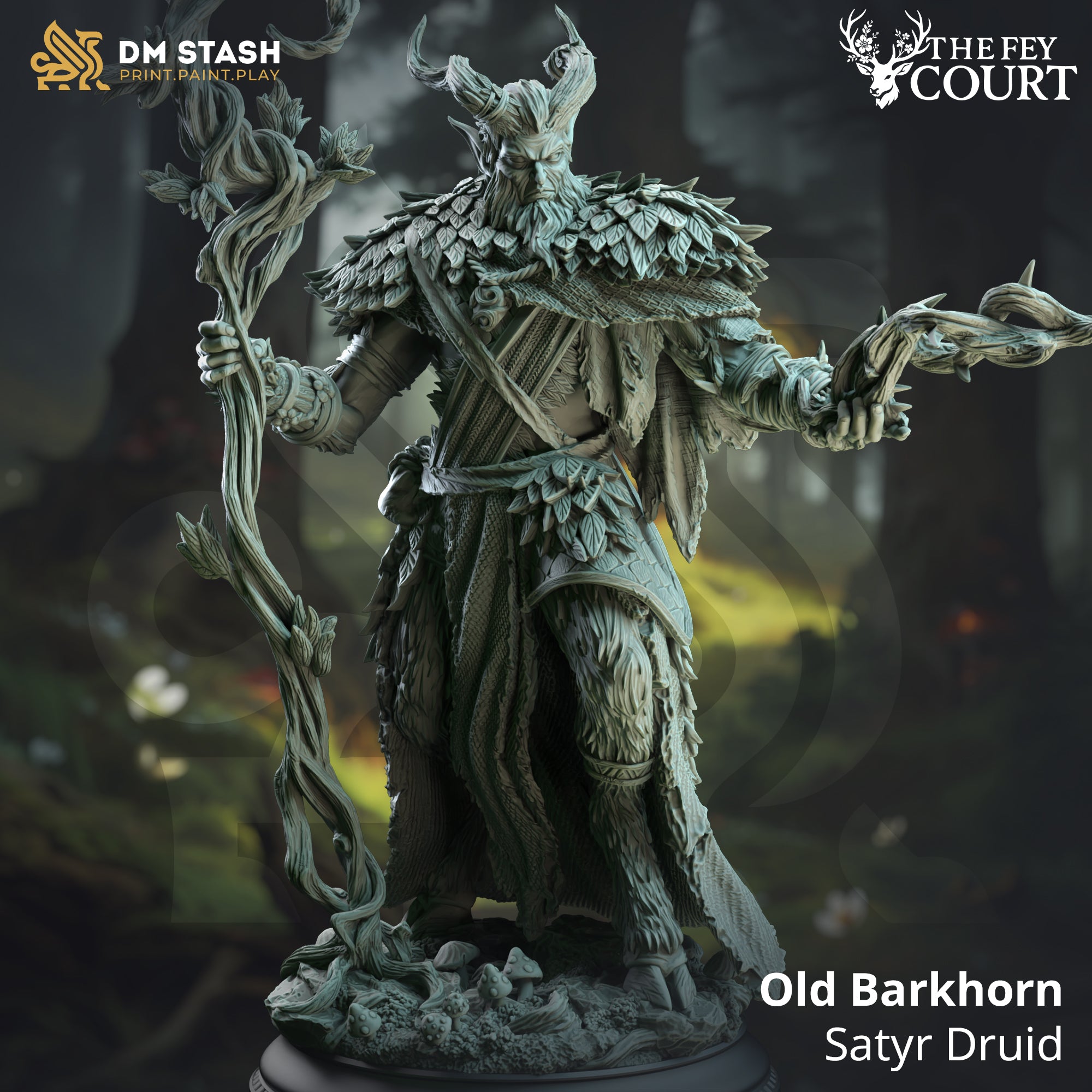The Fey Court May 2025 Release | Paintable 3D Resin Printed Miniature by DM Stash