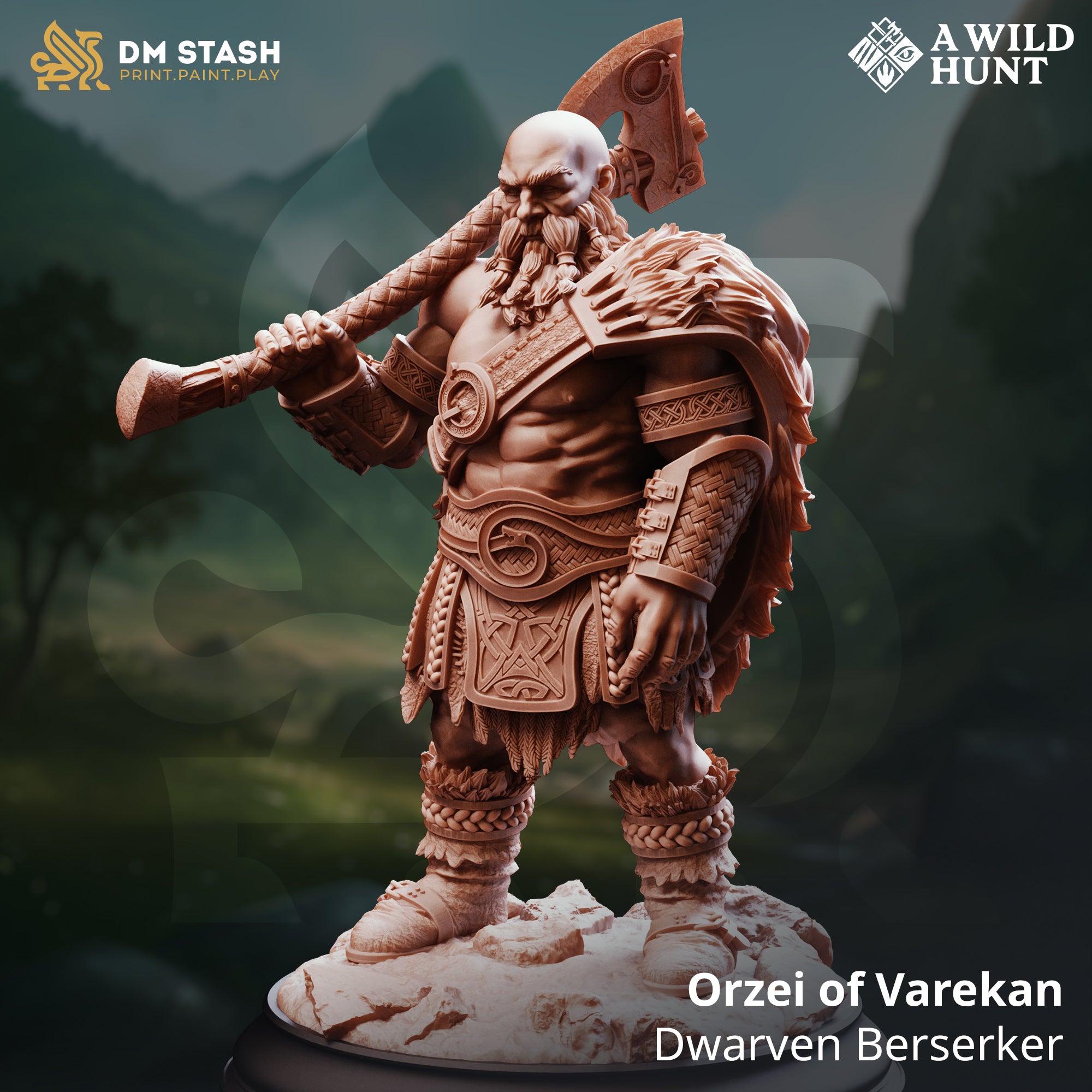 A Wild Hunt November 2025 Release | Paintable 3D Resin Printed Miniature by DM Stash