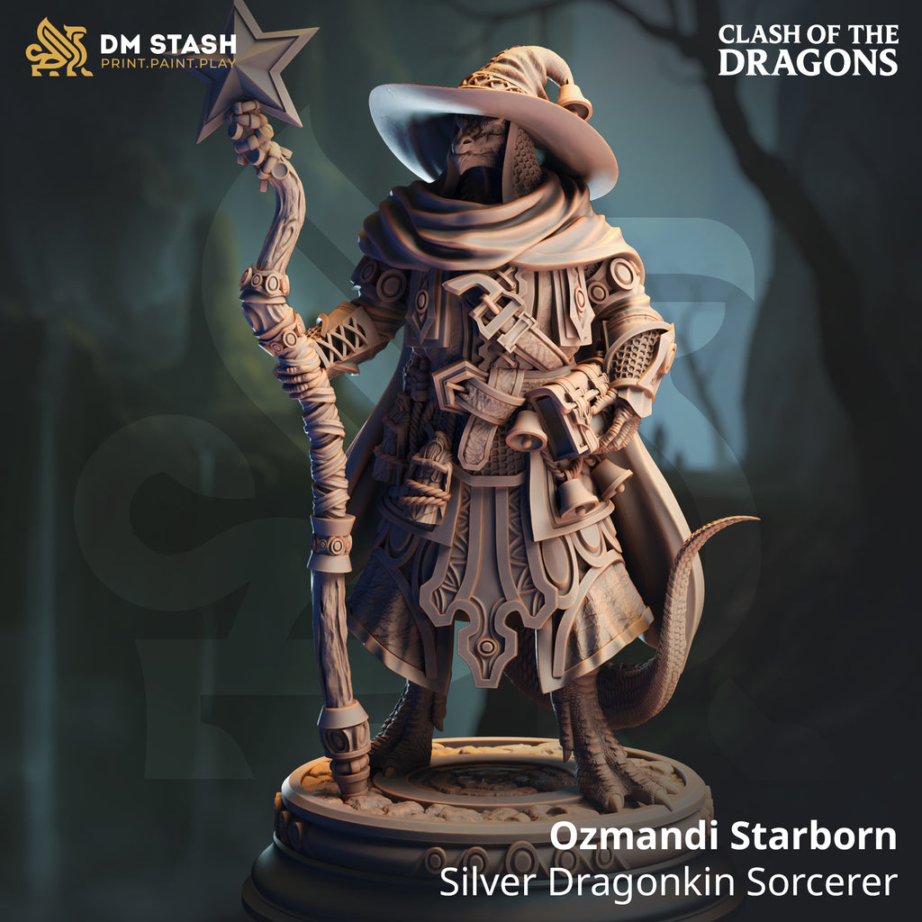 Clash of the Dragons June 2025 Release | Paintable 3D Resin Printed Miniature by DM Stash