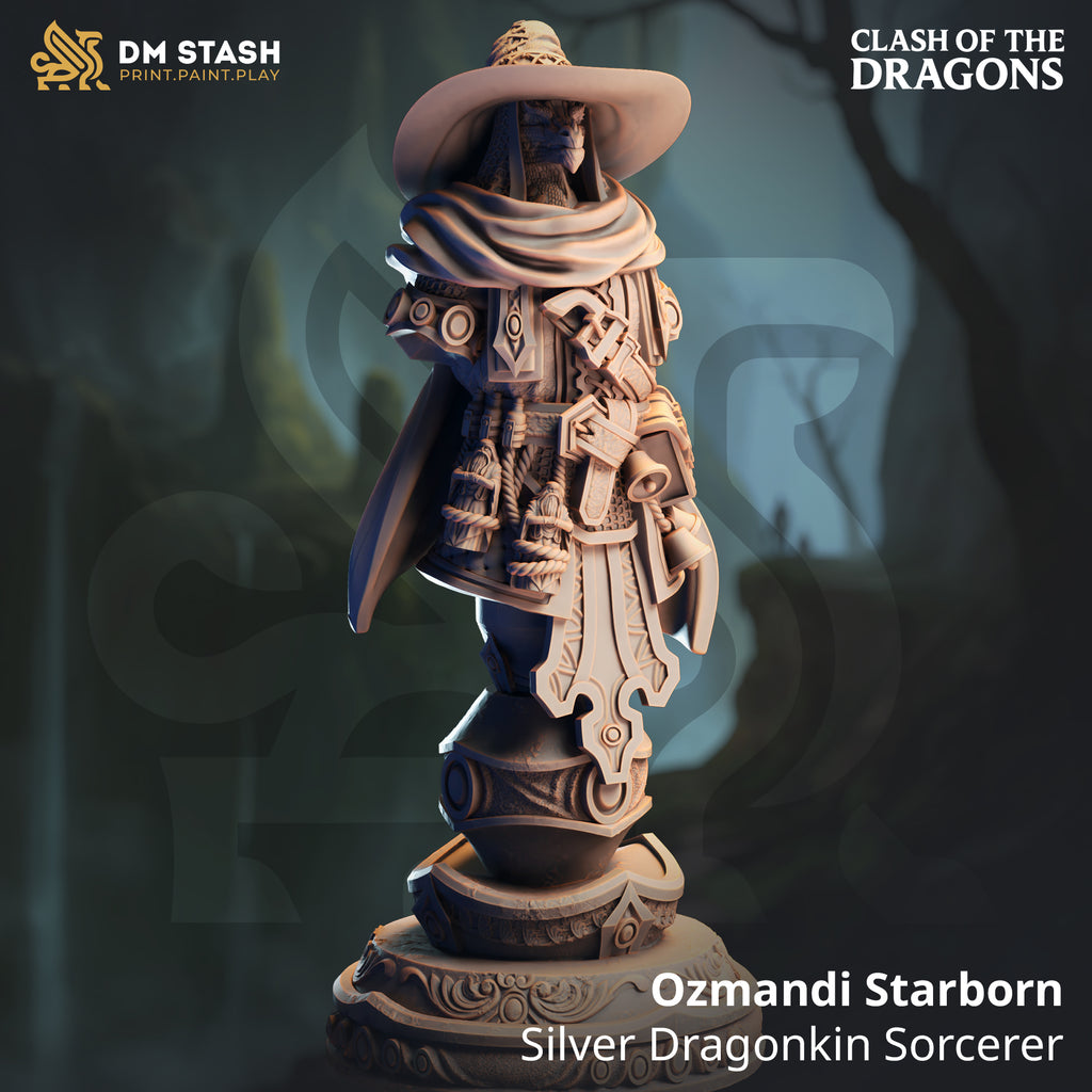 Clash of the Dragons June 2025 Release | Paintable 3D Resin Printed Miniature by DM Stash