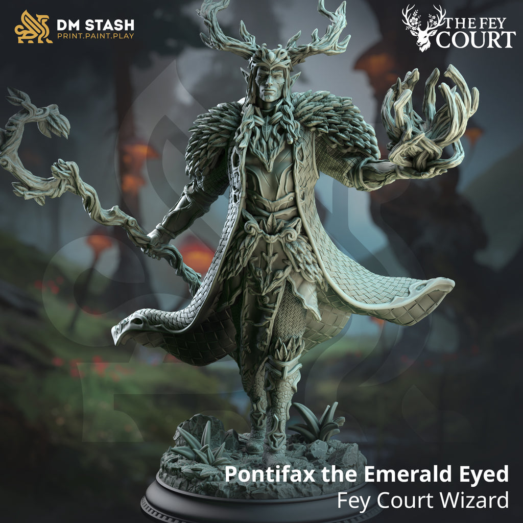 The Fey Court May 2025 Release | Paintable 3D Resin Printed Miniature by DM Stash
