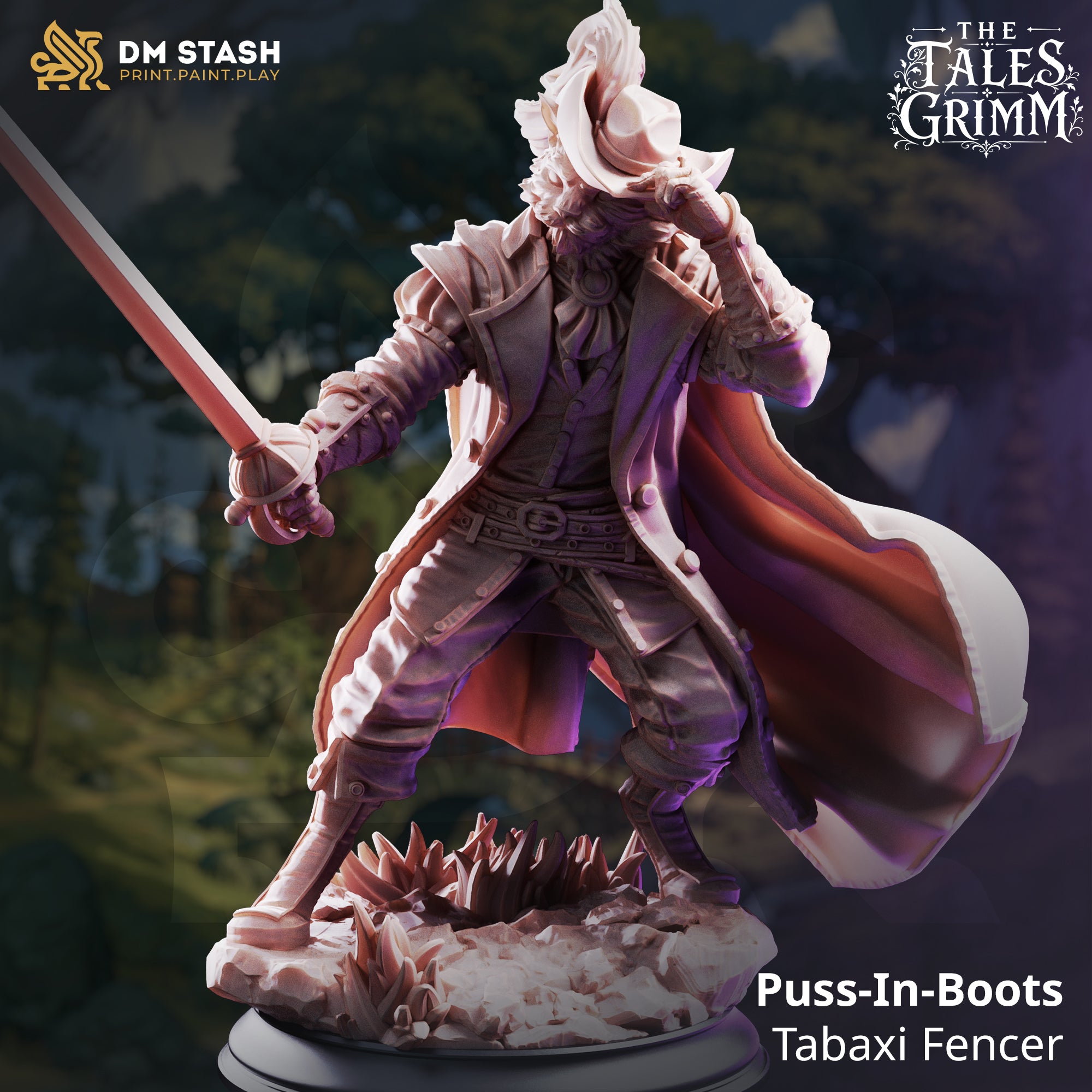 The Tales Grimm August 2026 Release | Paintable 3D Resin Printed Miniature by DM Stash
