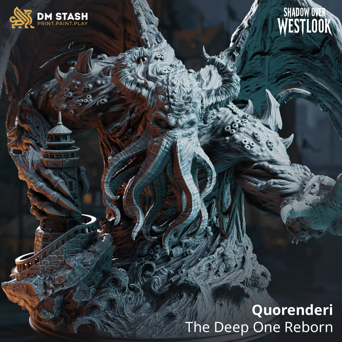Shadow Over Westlook October 2026 Release | Paintable 3D Resin Printed Miniature by DM Stash