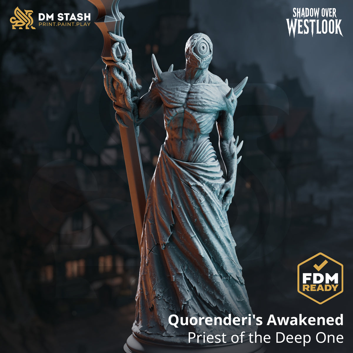 Shadow Over Westlook October 2026 Release | Paintable 3D Resin Printed Miniature by DM Stash