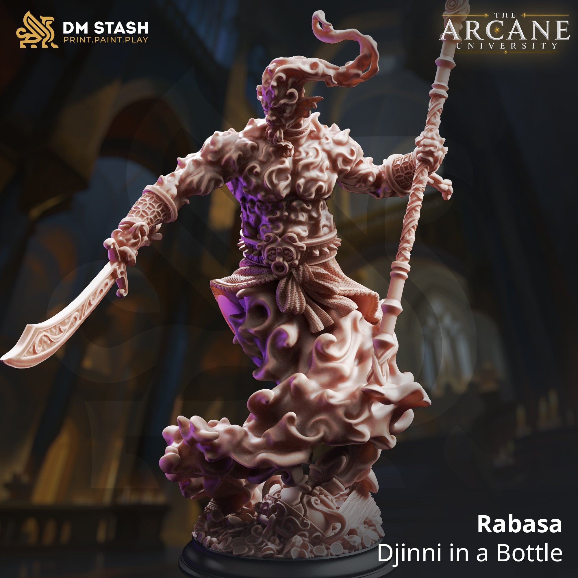 The Arcane University June 2026 Release | Paintable 3D Resin Printed Miniatures by DM Stash