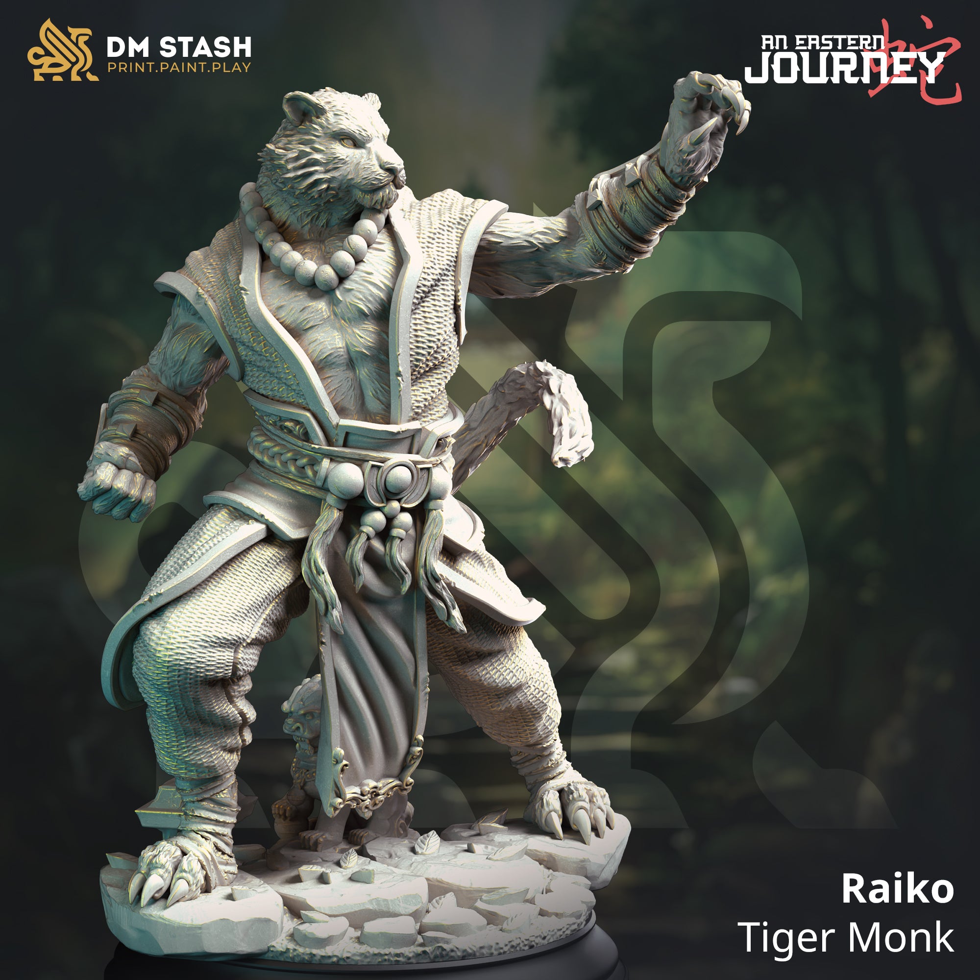 An Eastern Journey December 2024 Release | Paintable 3D Resin Printed Miniature by DM Stash