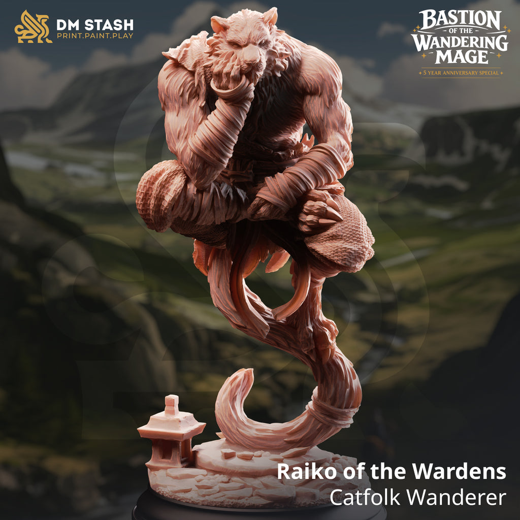 Bastion of the Wandering Mage (NPCs) April 2026 Release | Paintable 3D Resin Printed Miniature by DM Stash