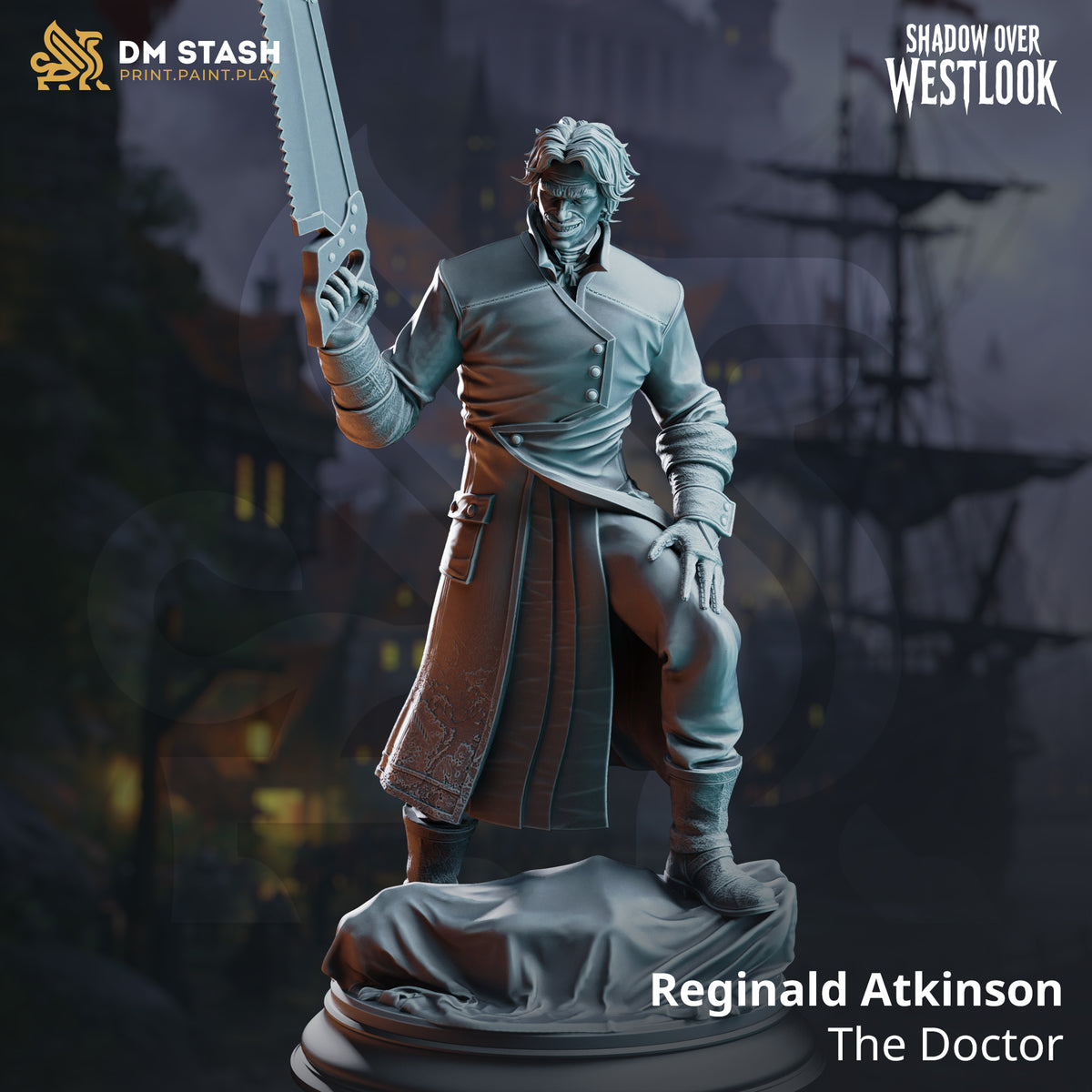 Shadow Over Westlook October 2026 Release | Paintable 3D Resin Printed Miniature by DM Stash