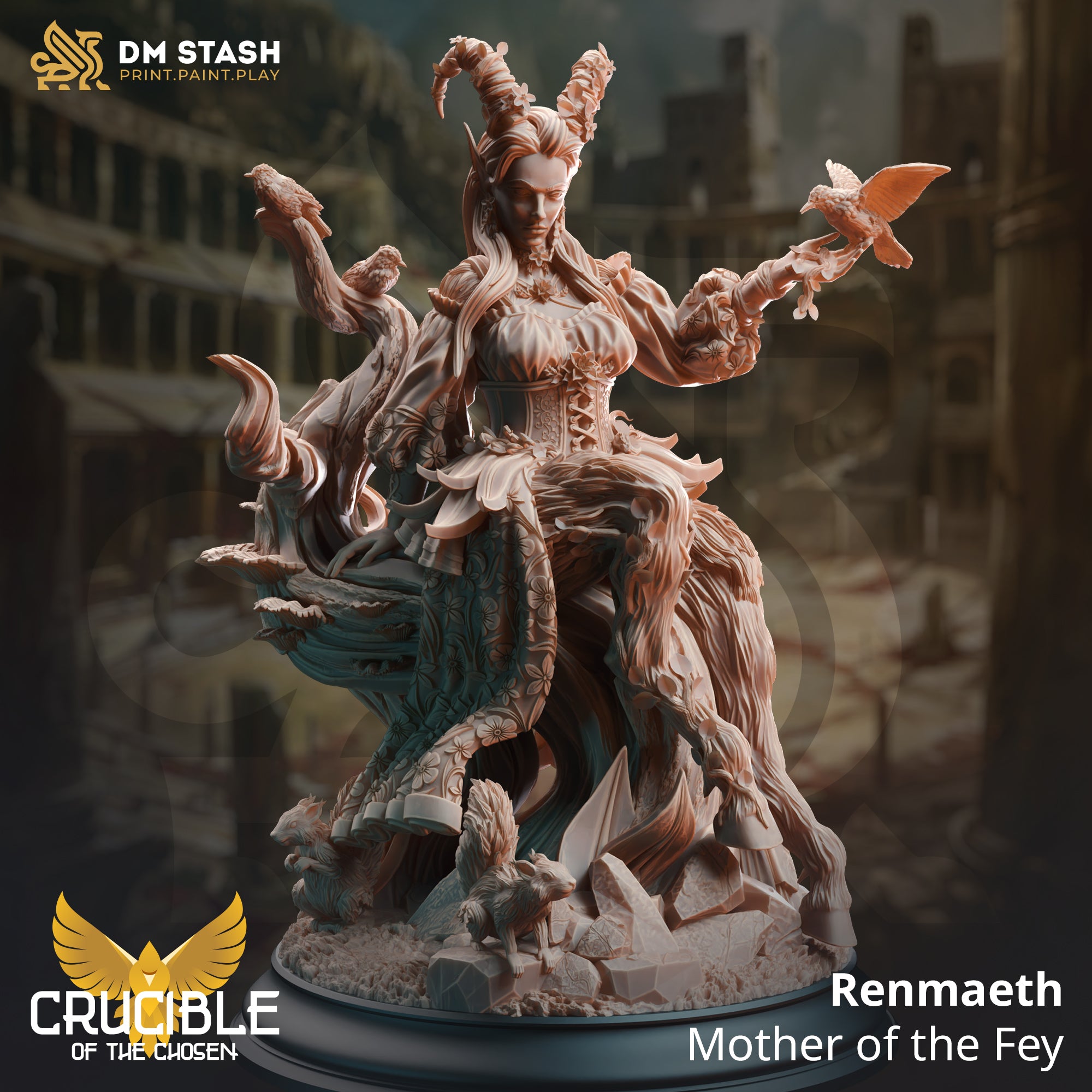 Crucible of the Chosen April 2024 Release | Paintable 3D Resin Printed Miniature by DM Stash