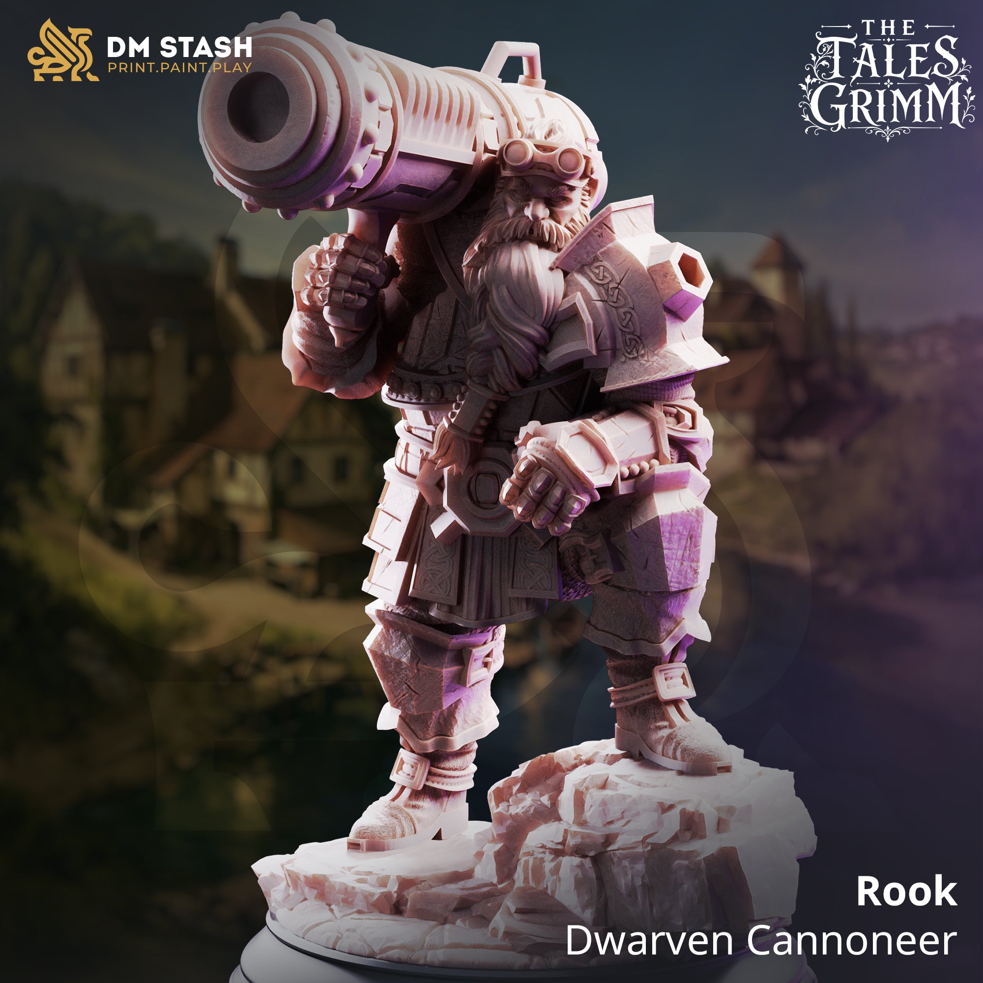 The Tales Grimm August 2026 Release | Paintable 3D Resin Printed Miniature by DM Stash