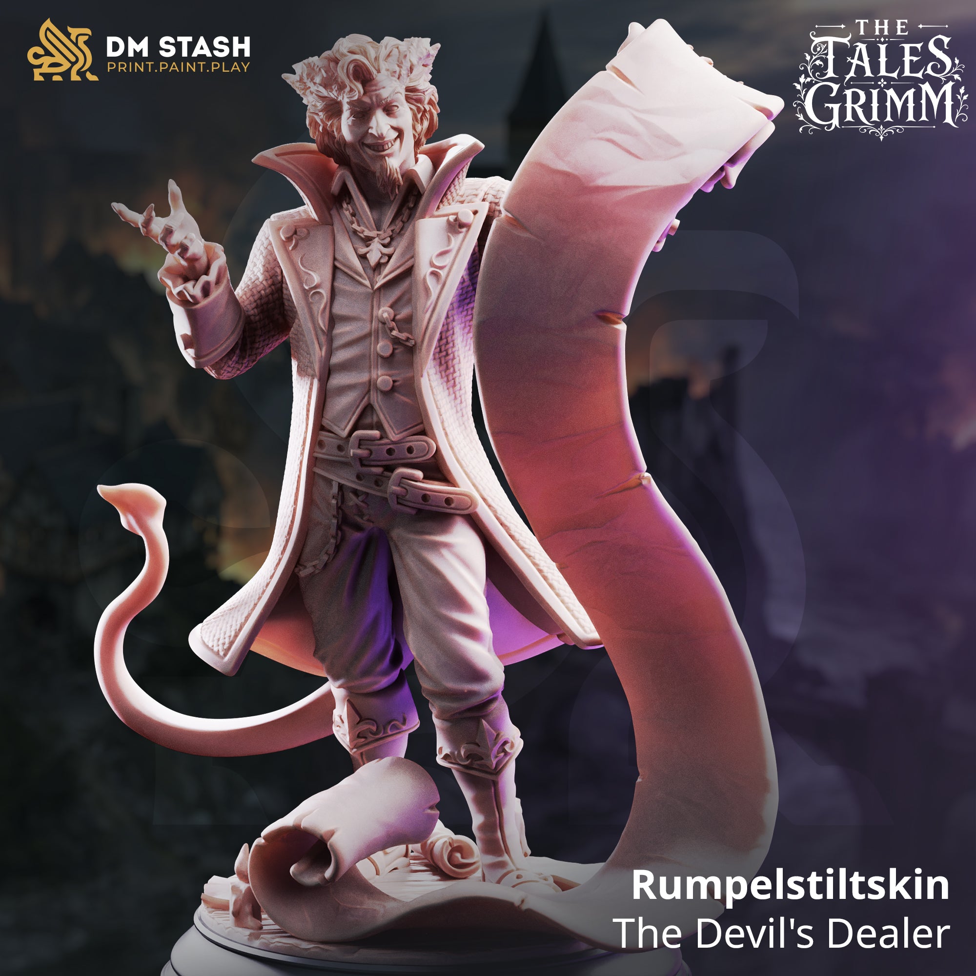 The Tales Grimm August 2026 Release | Paintable 3D Resin Printed Miniature by DM Stash