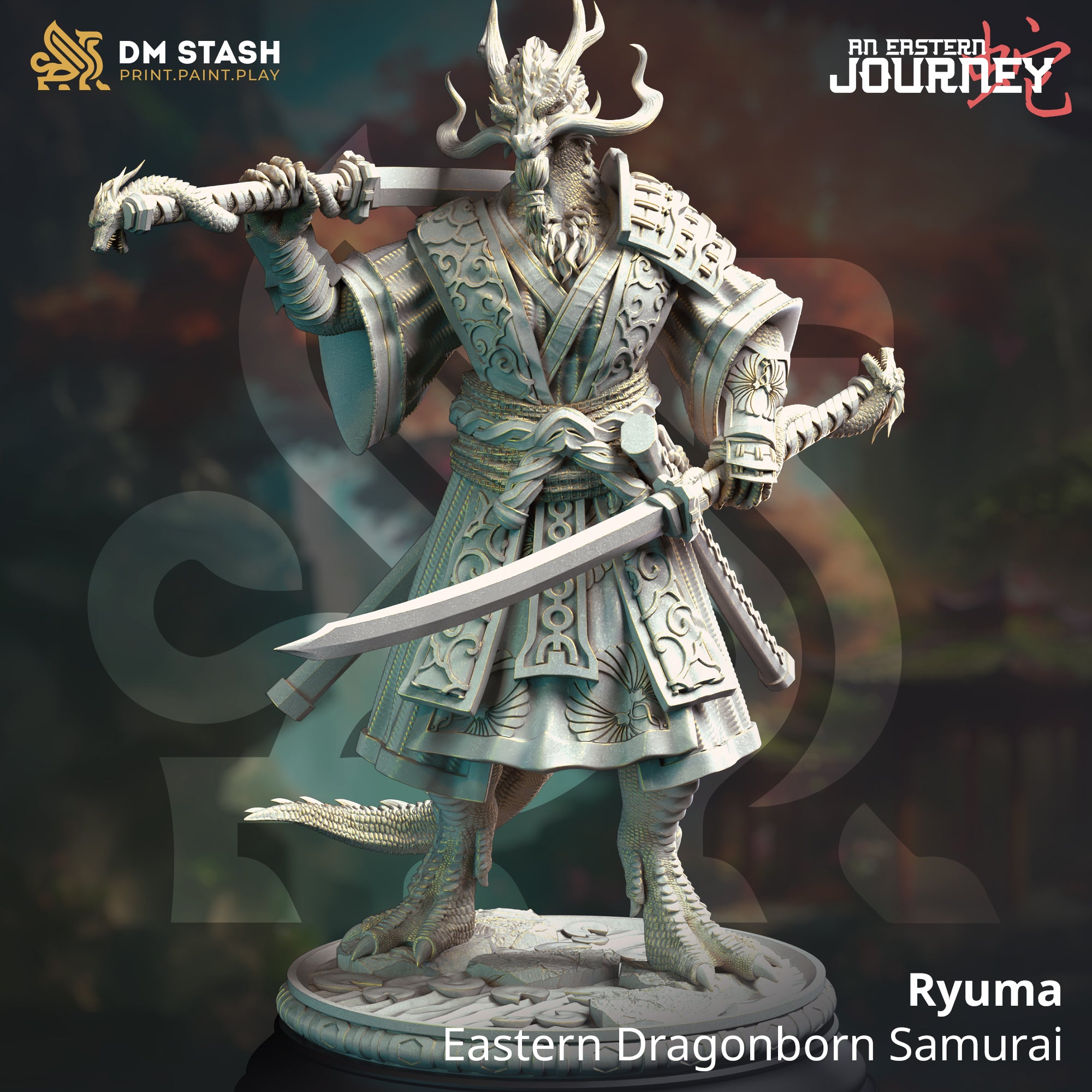 An Eastern Journey December 2024 Release | Paintable 3D Resin Printed Miniature by DM Stash