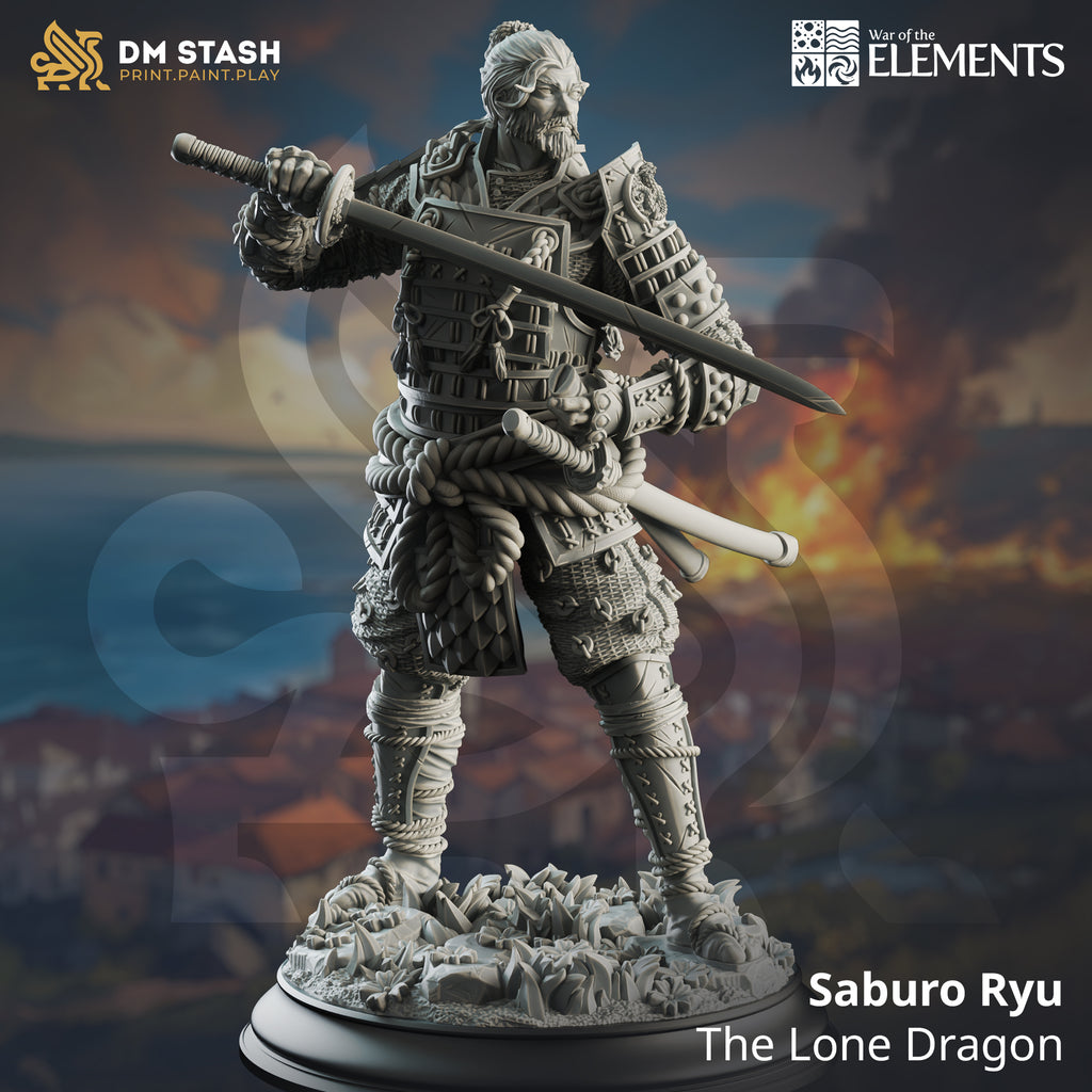 War of the Elements August 2024 Release | Paintable 3D Resin Printed Miniature by DM Stash