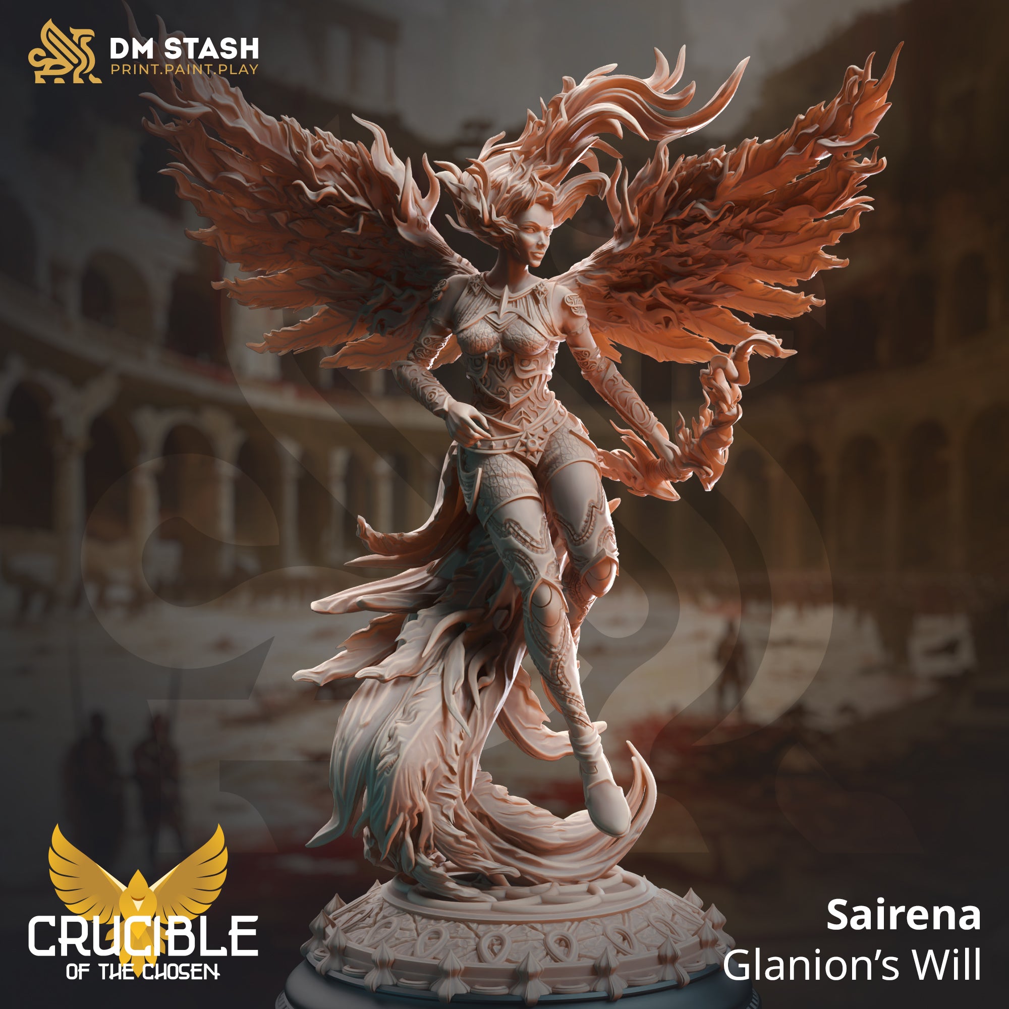 Crucible of the Chosen April 2024 Release | Paintable 3D Resin Printed Miniature by DM Stash