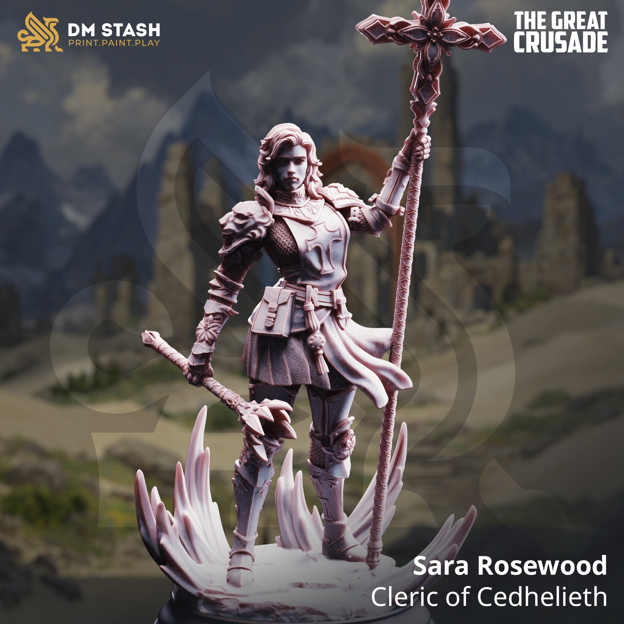 The Great Crusade January 2026 Release | Paintable 3D Resin Printed Miniature by DM Stash