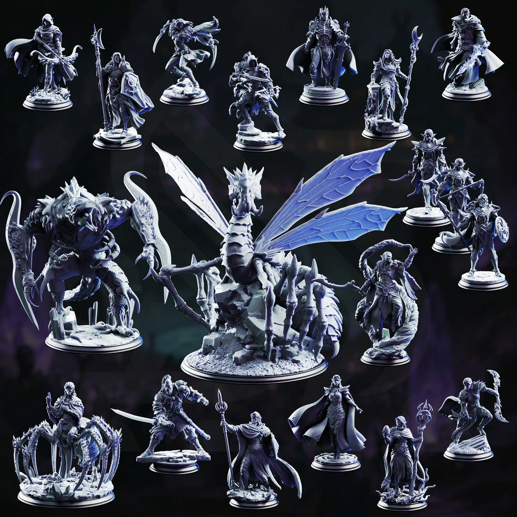 Schism of the Drow September 2026 Release | Paintable 3D Resin Printed Miniature by DM Stash