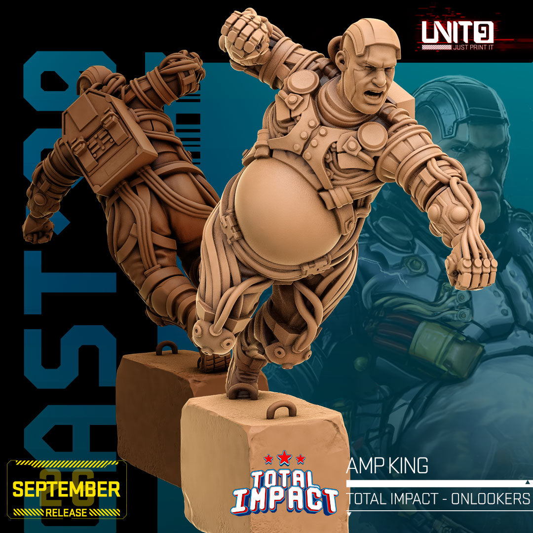 Total Impact September 2026 Release | Paintable 3D Resin Printed Scifi Miniature by Unit9