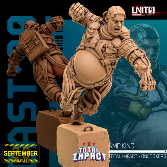 Total Impact September 2026 Release | Paintable 3D Resin Printed Scifi Miniature by Unit9