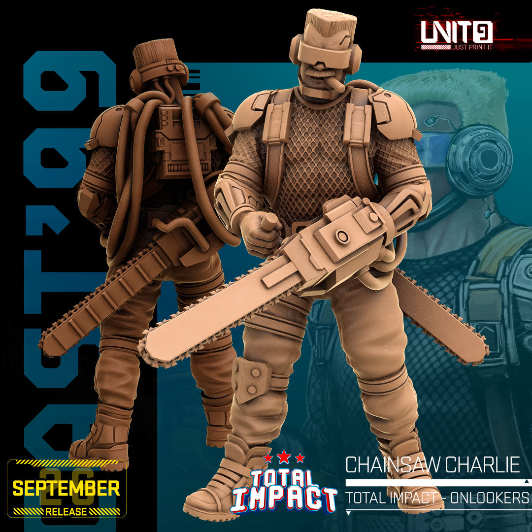 Total Impact September 2026 Release | Paintable 3D Resin Printed Scifi Miniature by Unit9