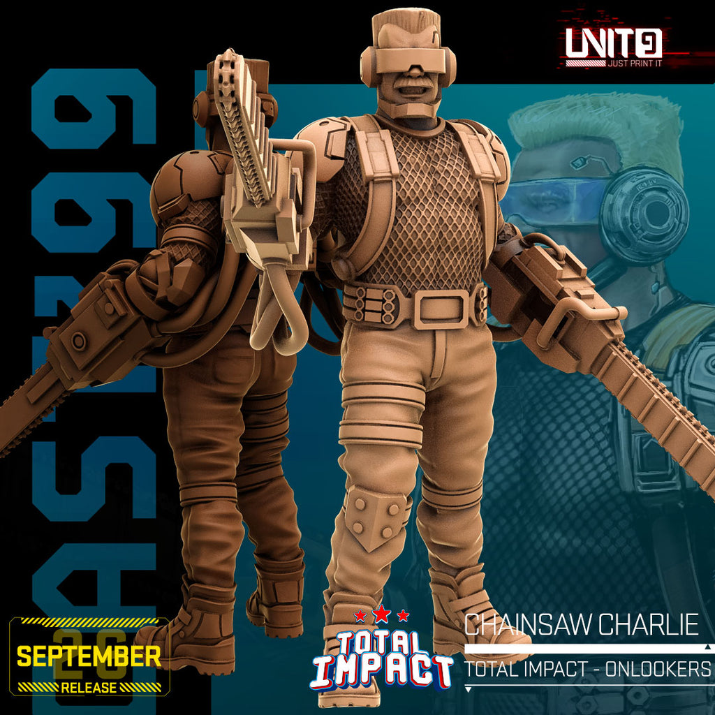Total Impact September 2026 Release | Paintable 3D Resin Printed Scifi Miniature by Unit9