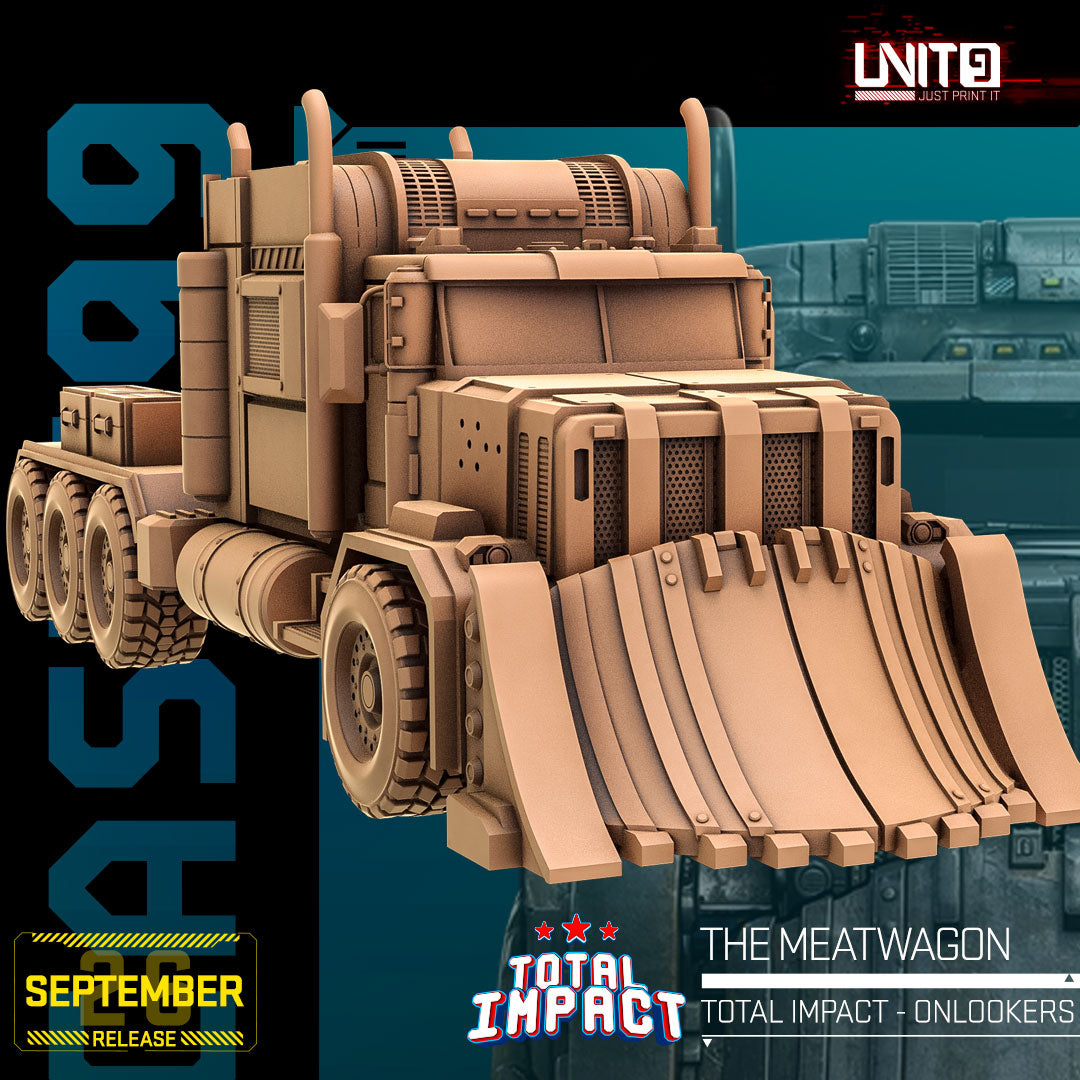 Total Impact September 2026 Release | Paintable 3D Resin Printed Scifi Miniature by Unit9