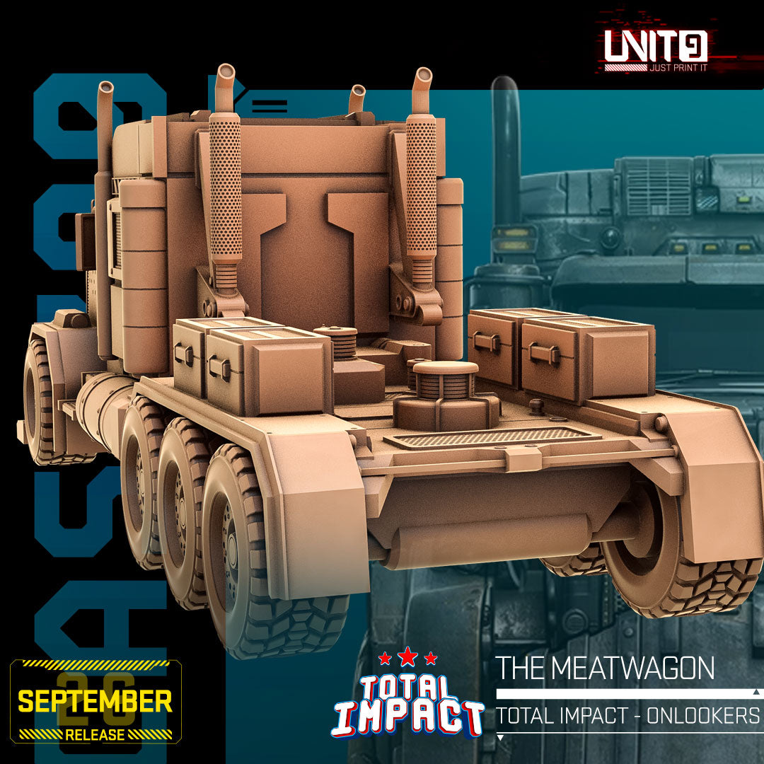 Total Impact September 2026 Release | Paintable 3D Resin Printed Scifi Miniature by Unit9