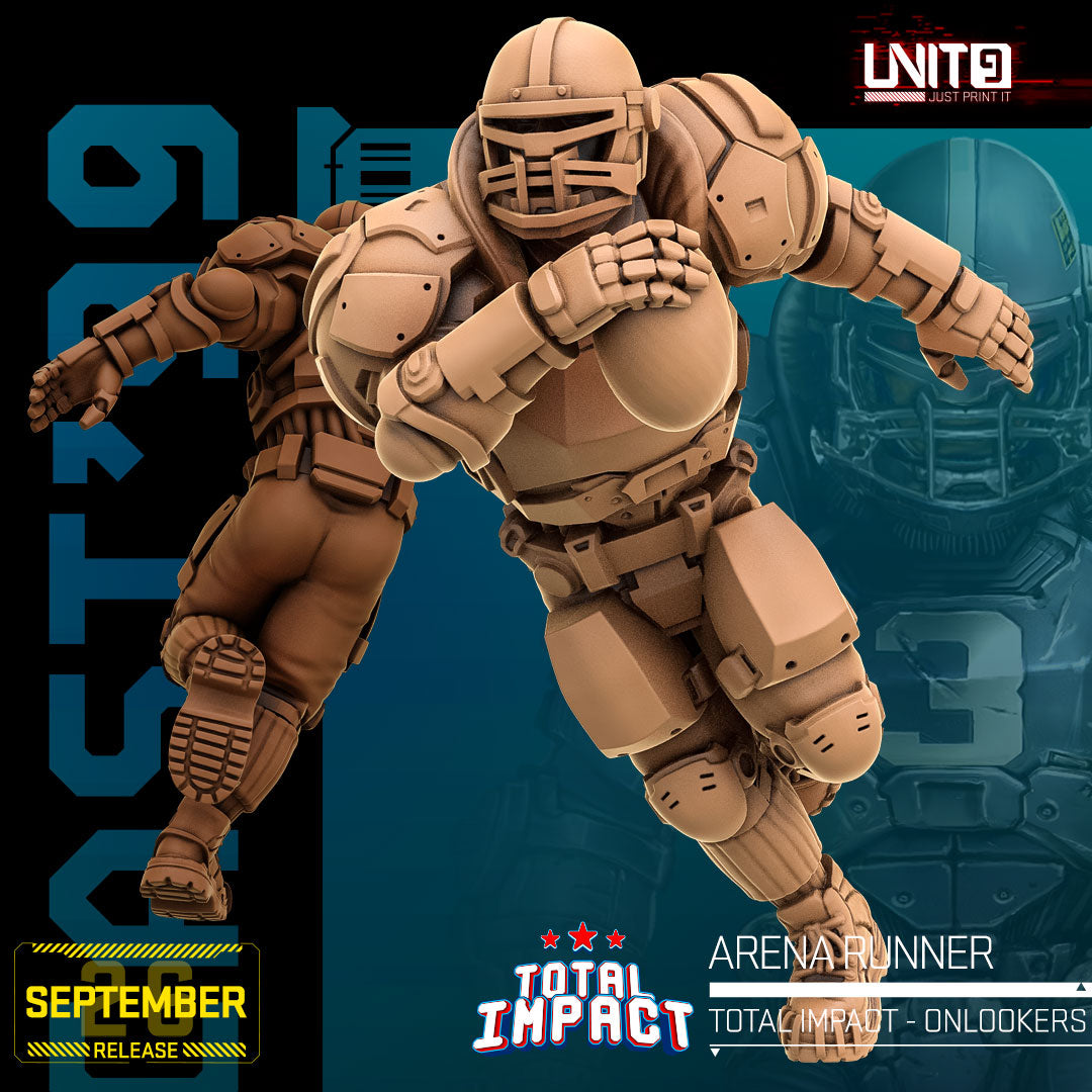 Total Impact September 2026 Release | Paintable 3D Resin Printed Scifi Miniature by Unit9