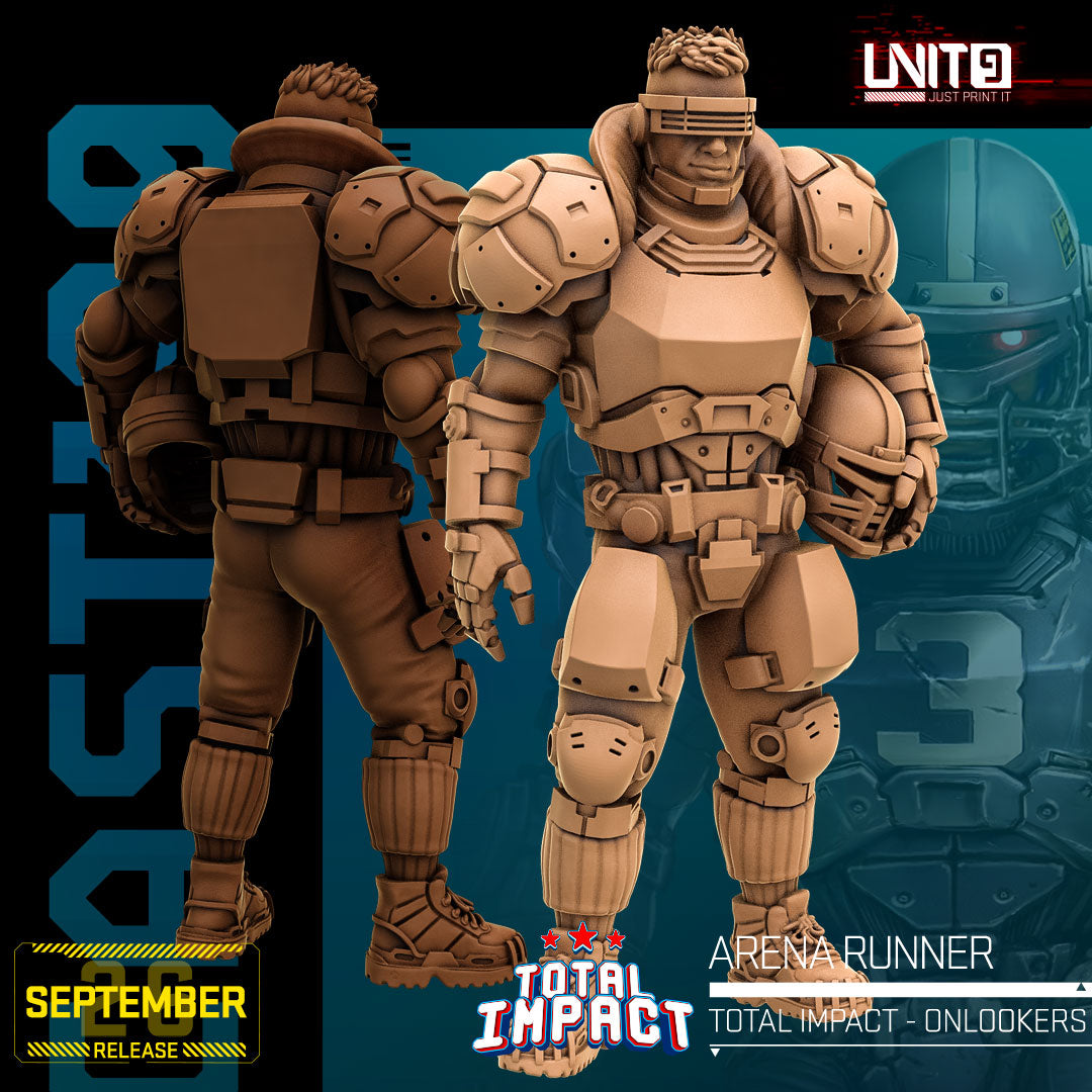 Total Impact September 2026 Release | Paintable 3D Resin Printed Scifi Miniature by Unit9
