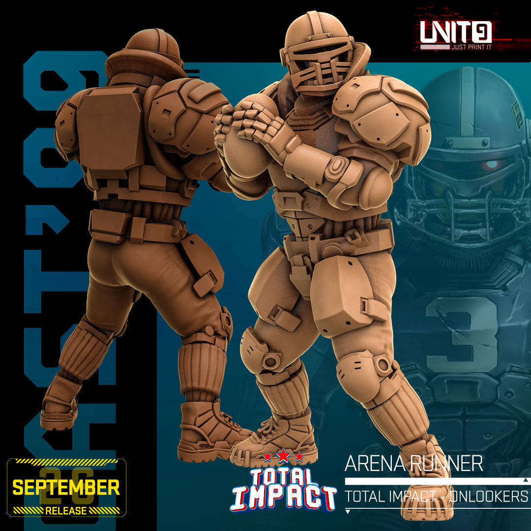 Total Impact September 2026 Release | Paintable 3D Resin Printed Scifi Miniature by Unit9
