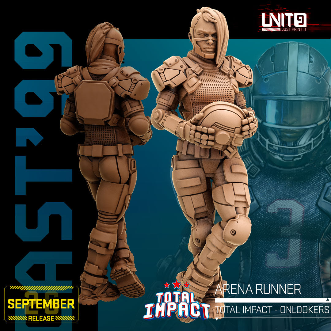 Total Impact September 2026 Release | Paintable 3D Resin Printed Scifi Miniature by Unit9