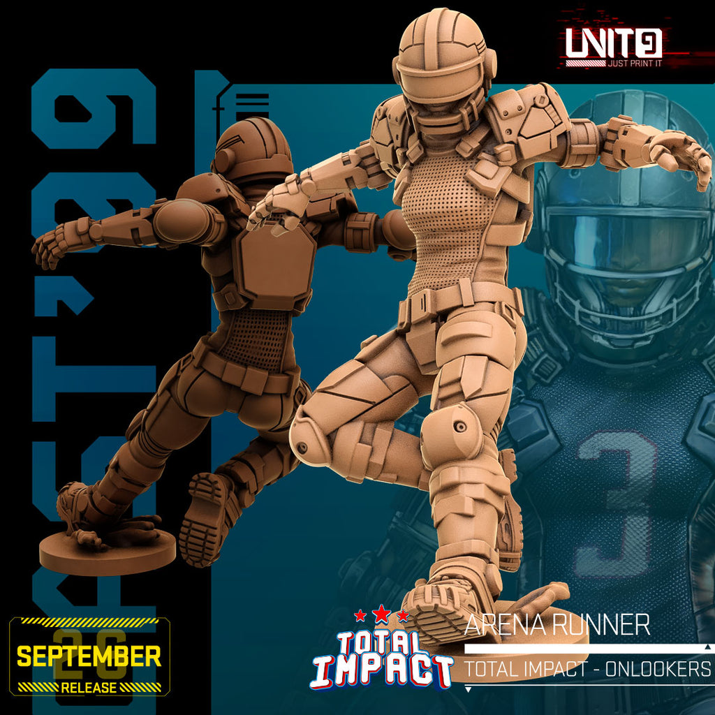 Total Impact September 2026 Release | Paintable 3D Resin Printed Scifi Miniature by Unit9