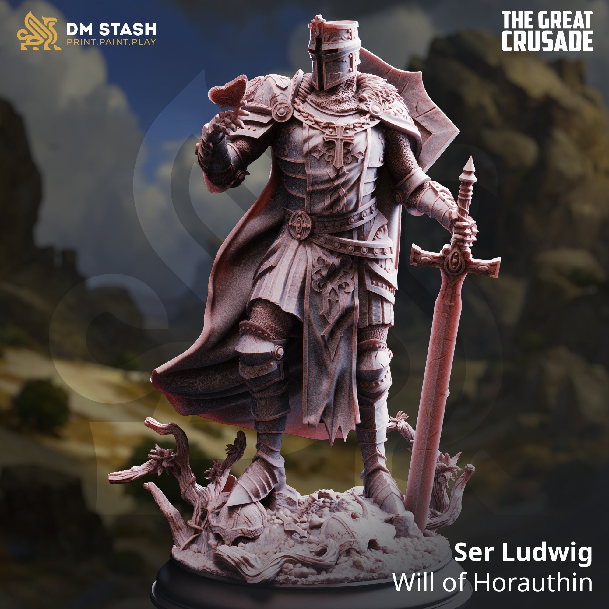 The Great Crusade January 2026 Release | Paintable 3D Resin Printed Miniature by DM Stash