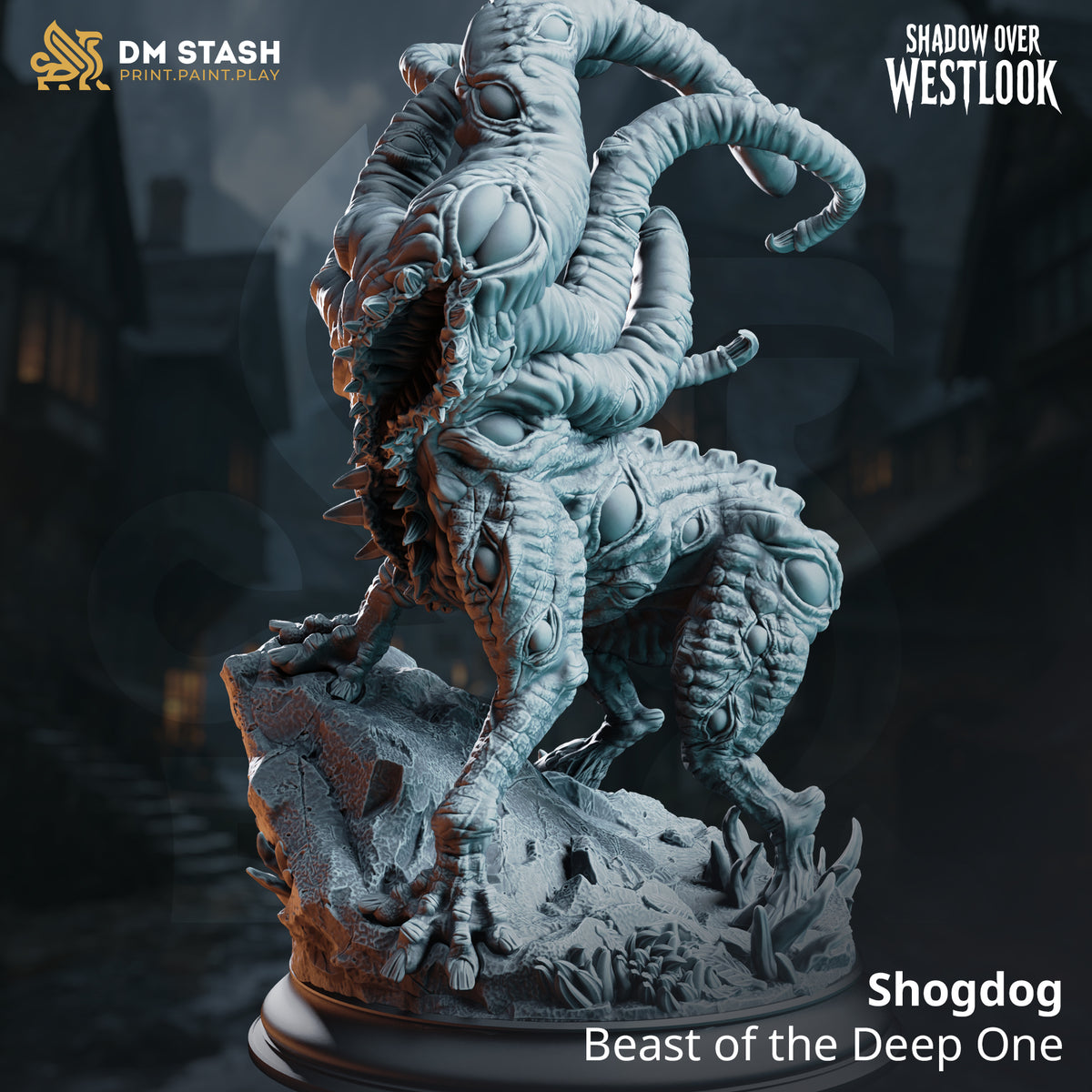 Shadow Over Westlook October 2026 Release | Paintable 3D Resin Printed Miniature by DM Stash