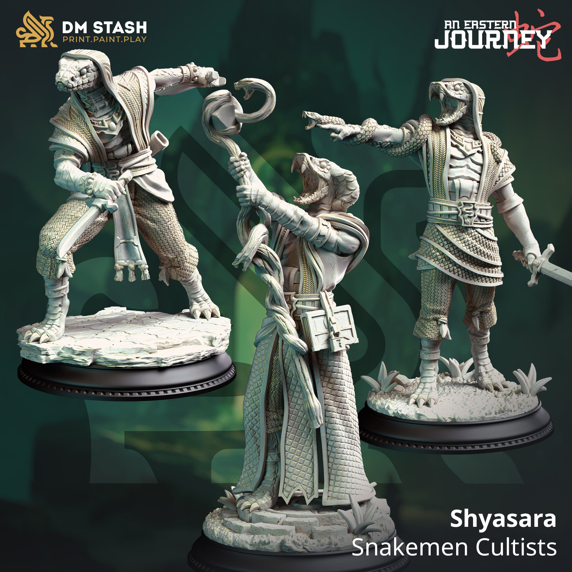 An Eastern Journey December 2024 Release | Paintable 3D Resin Printed Miniature by DM Stash