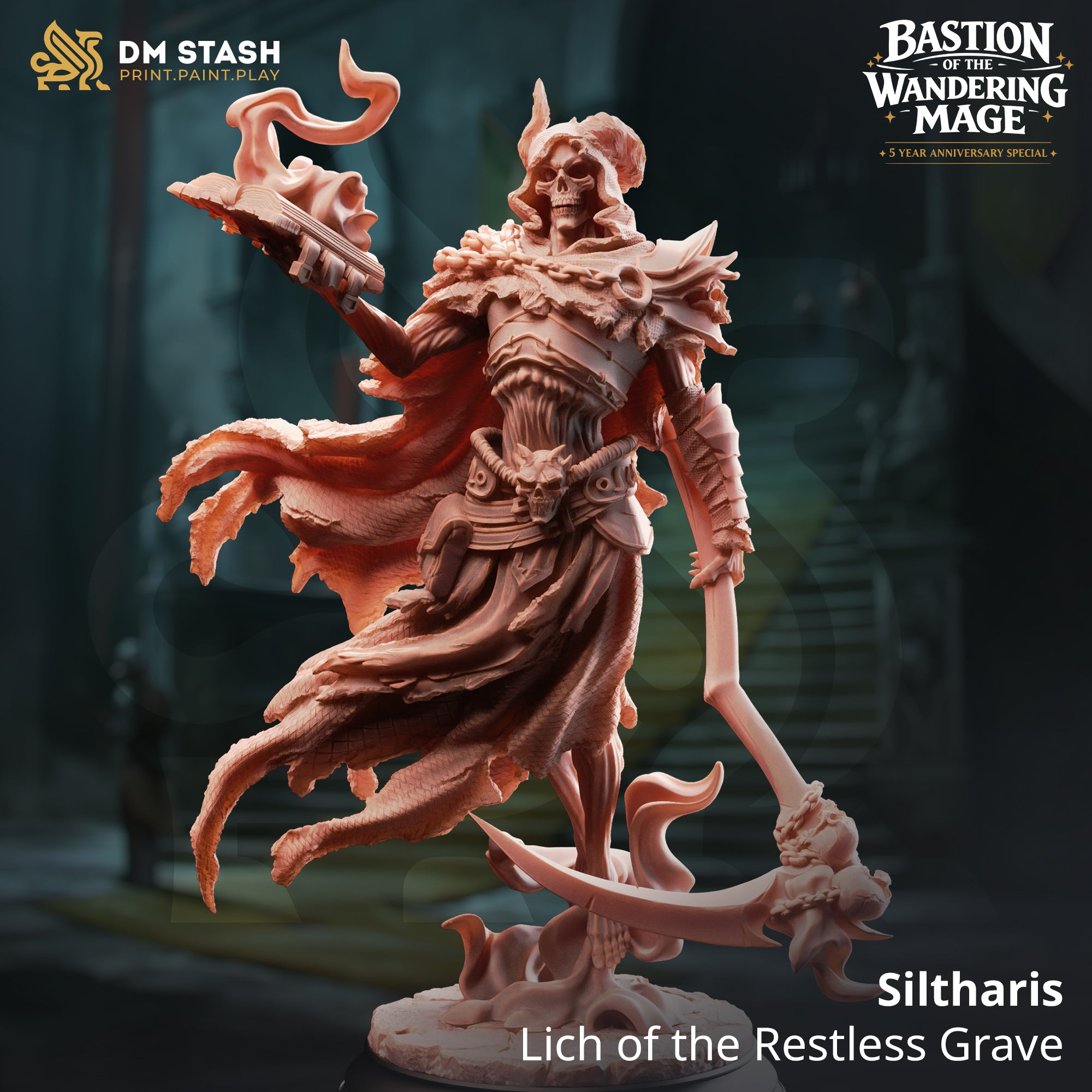 Bastion of the Wandering Mage (NPCs) April 2026 Release | Paintable 3D Resin Printed Miniature by DM Stash