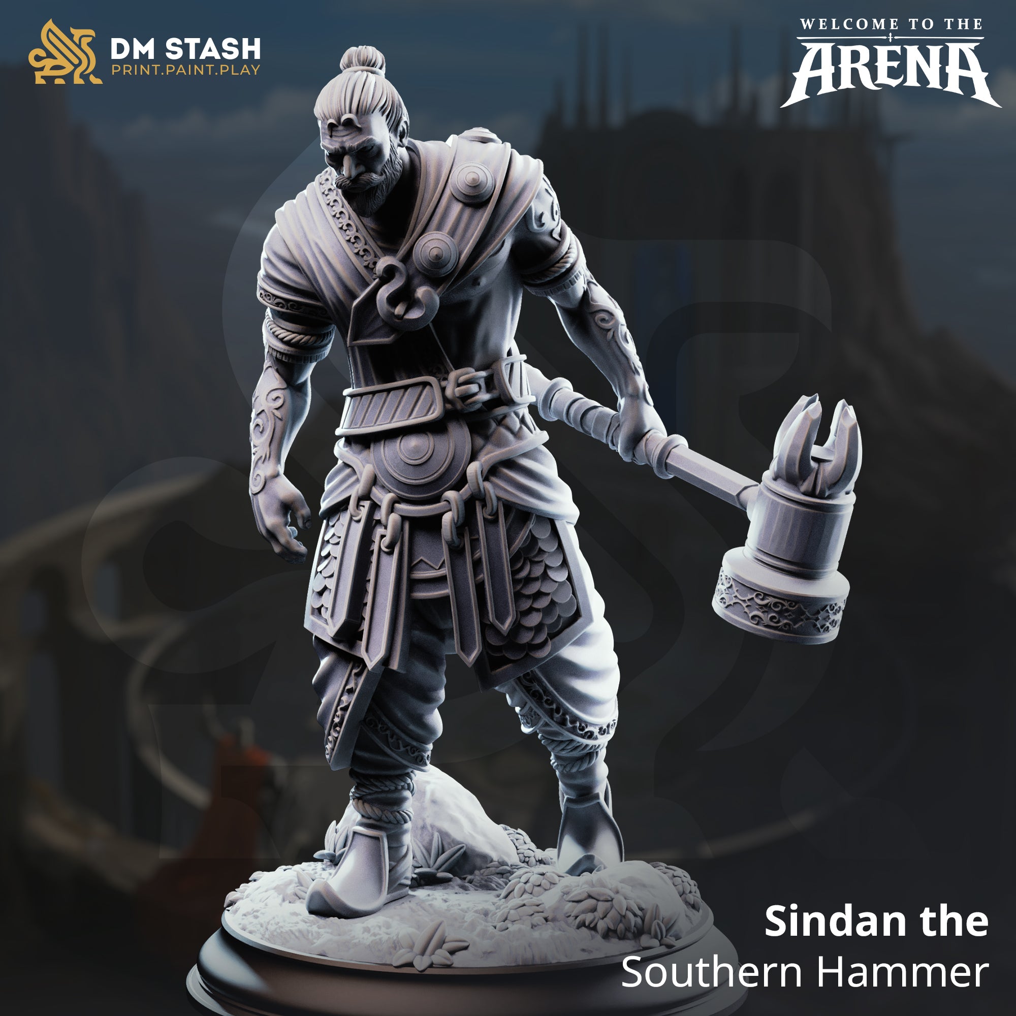 Welcome to the Arena May 2026 Release | Paintable 3D Resin Printed Miniature by DM Stash