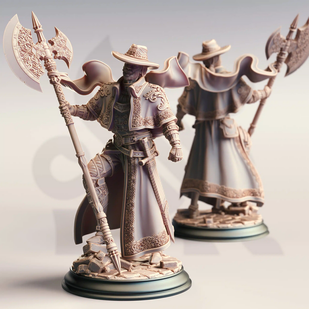 The Baldurian Inquisition March 2025 Release | Paintable 3D Resin Printed Miniature by DM Stash