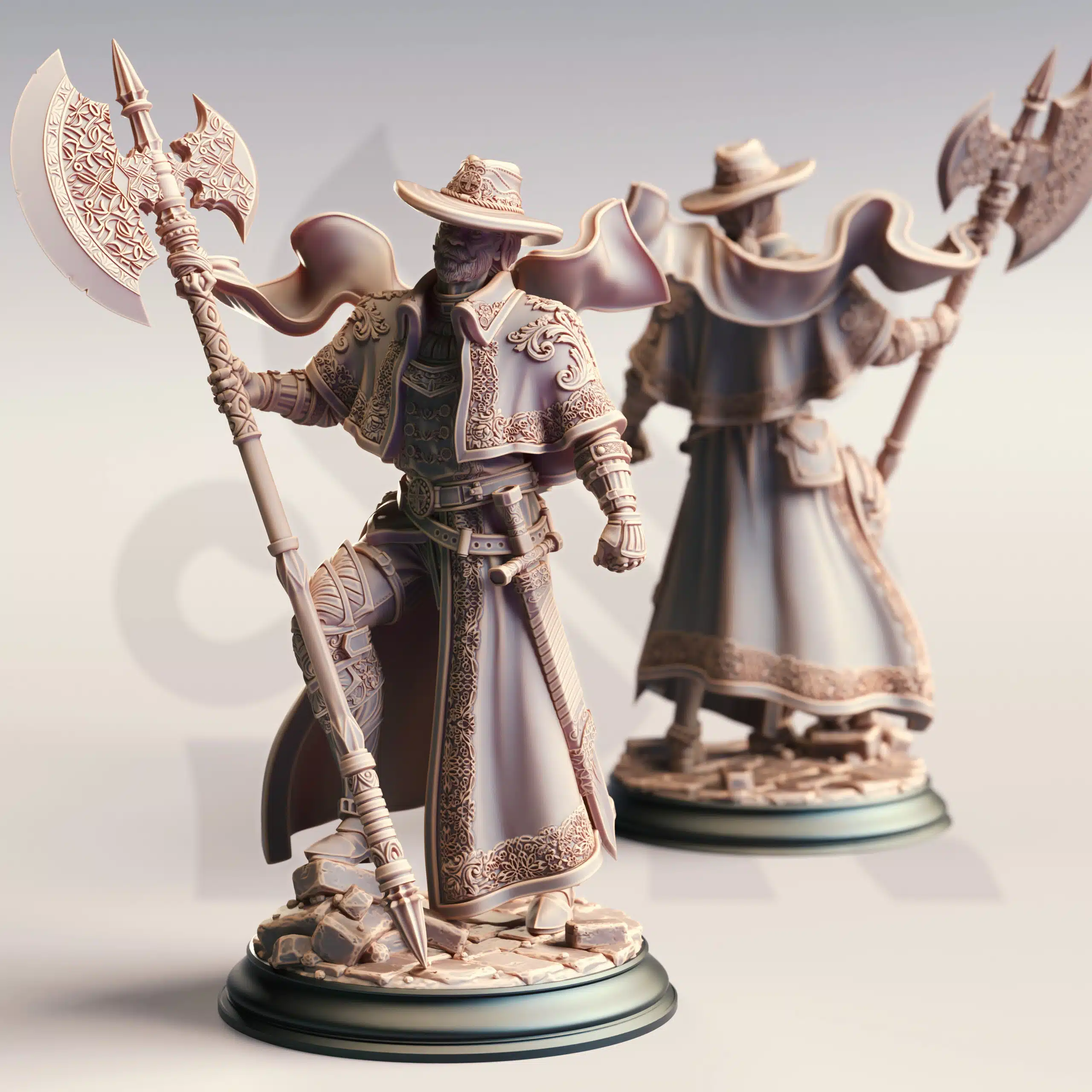 The Baldurian Inquisition March 2025 Release | Paintable 3D Resin Printed Miniature by DM Stash